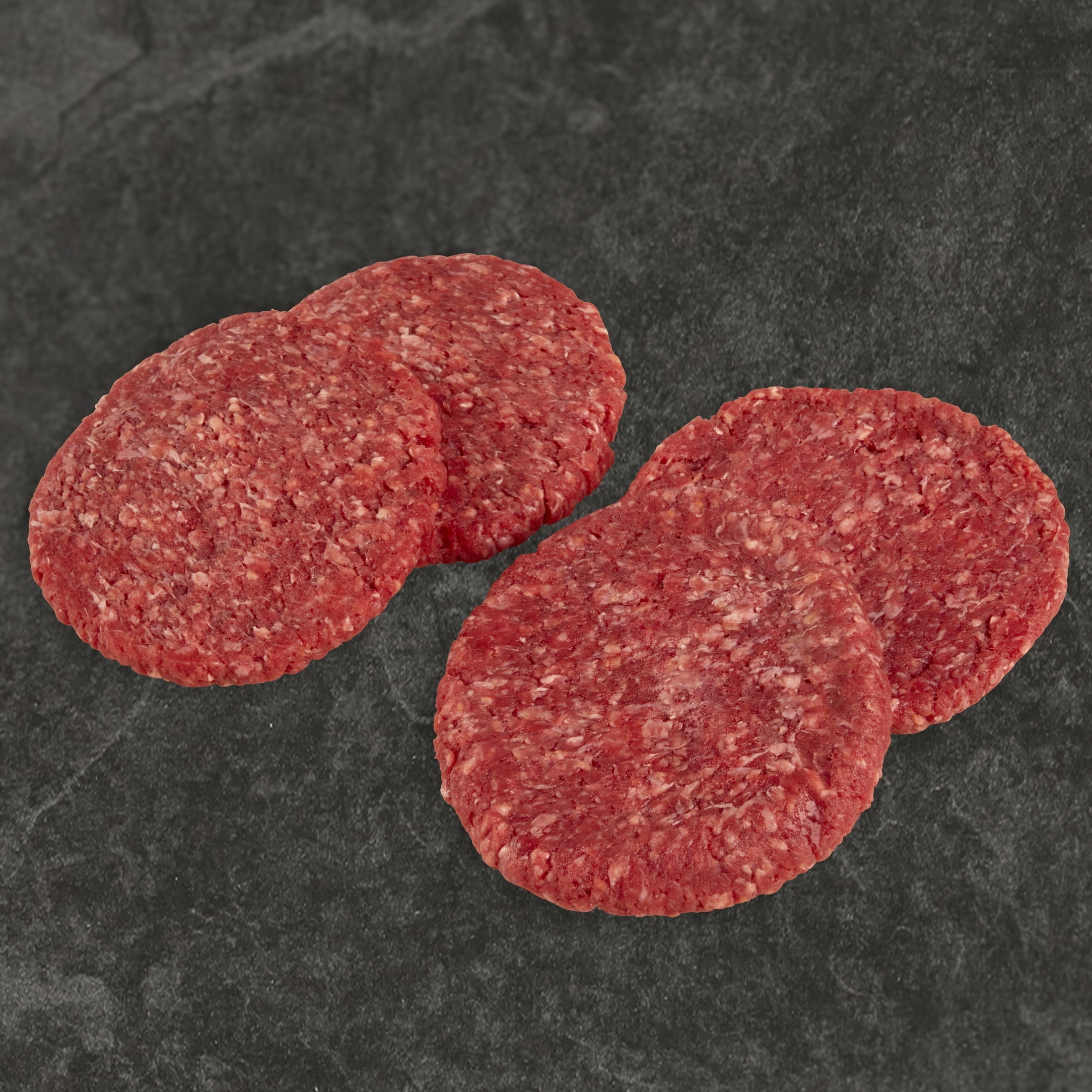 93% Lean / 7% Fat Lean Ground Beef Patties, 4 Count, 1 lb Tray, Fresh, All Natural*