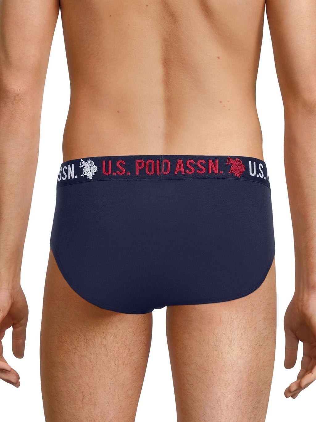 U.S. Polo Assn. Men's Cotton Stretch Briefs, 3-Pack