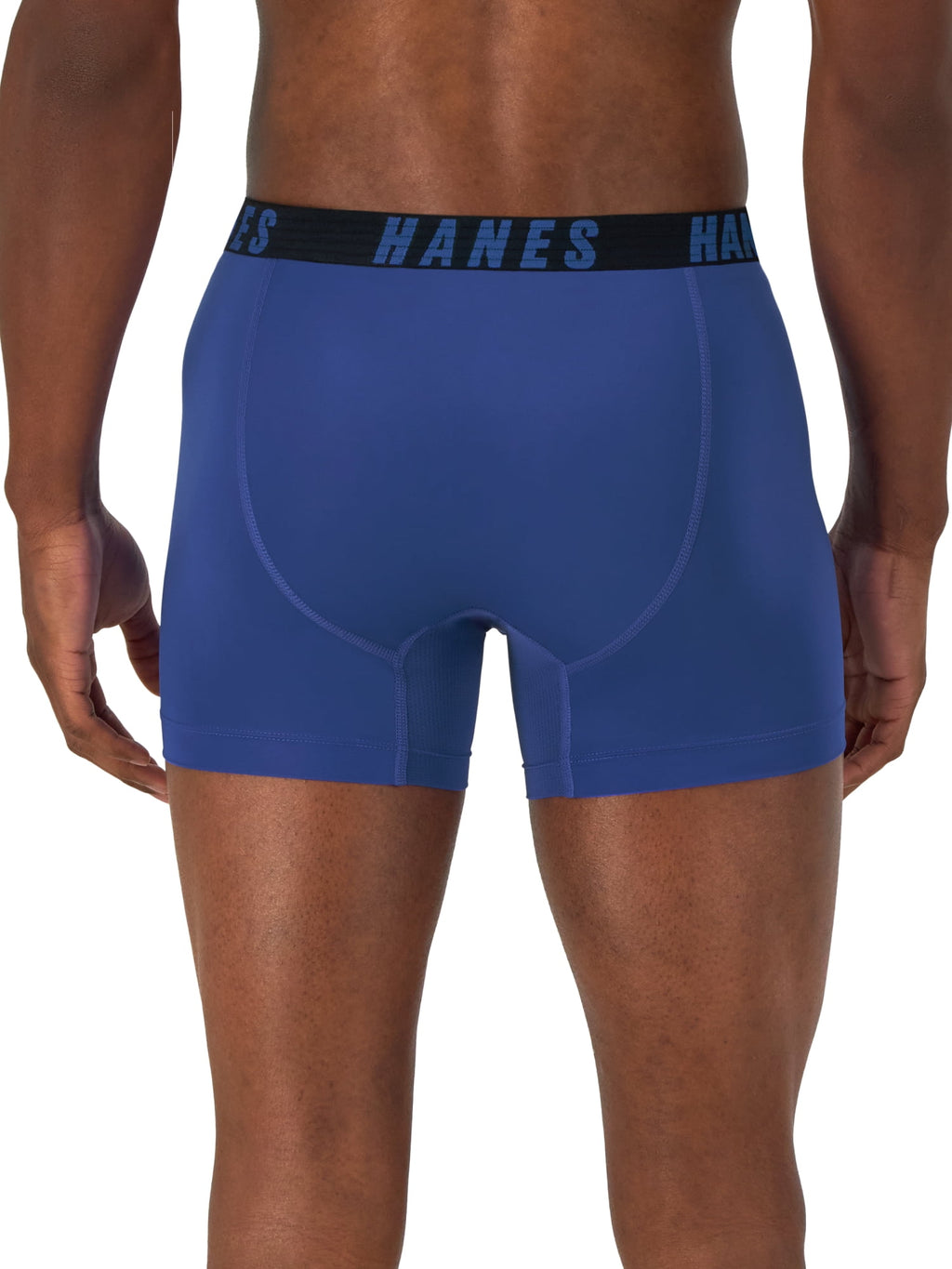 Hanes Moves Men's Anti-Chafe Trunk Underwear, X-Temp, 3-Pack, 4" Inseam