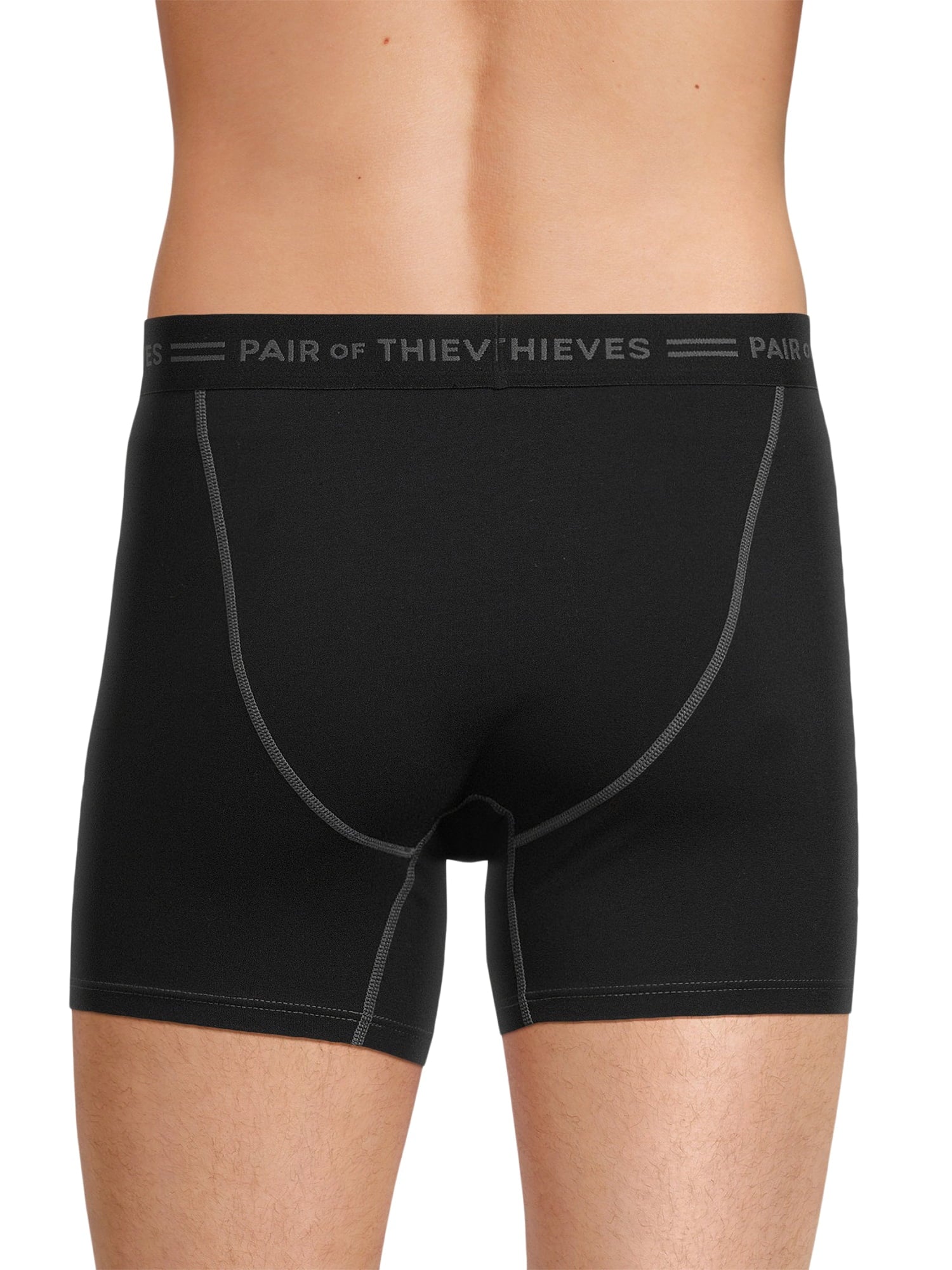 Pair of Thieves Men's 4-Way Cotton Stretch Boxer Briefs, 3-Pack