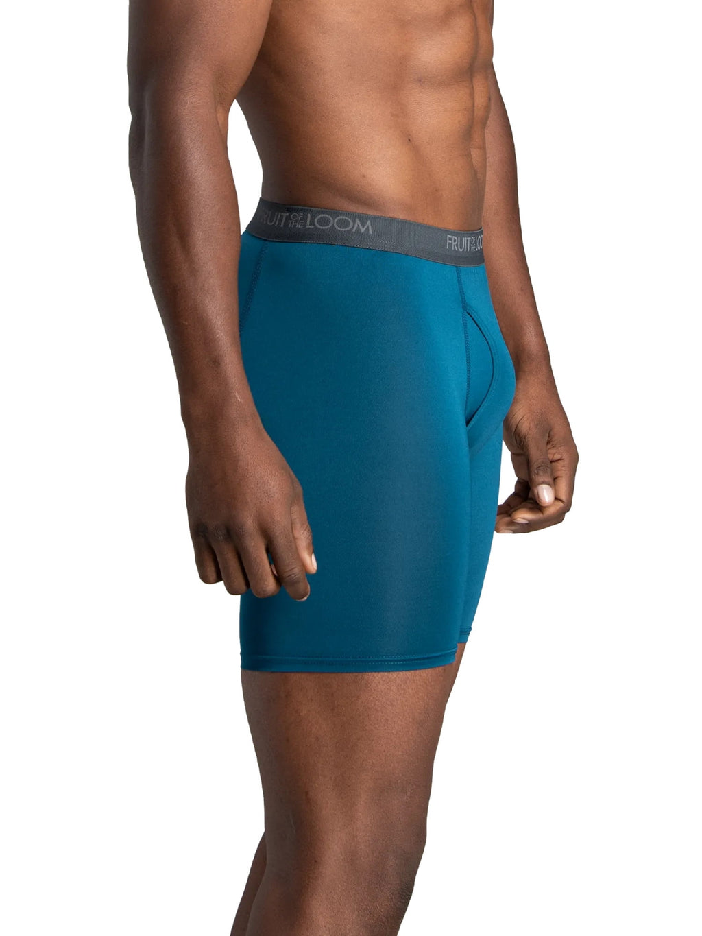 Fruit of the Loom Men's Micro-Stretch Ribbed Boxer Briefs, 6-Pack