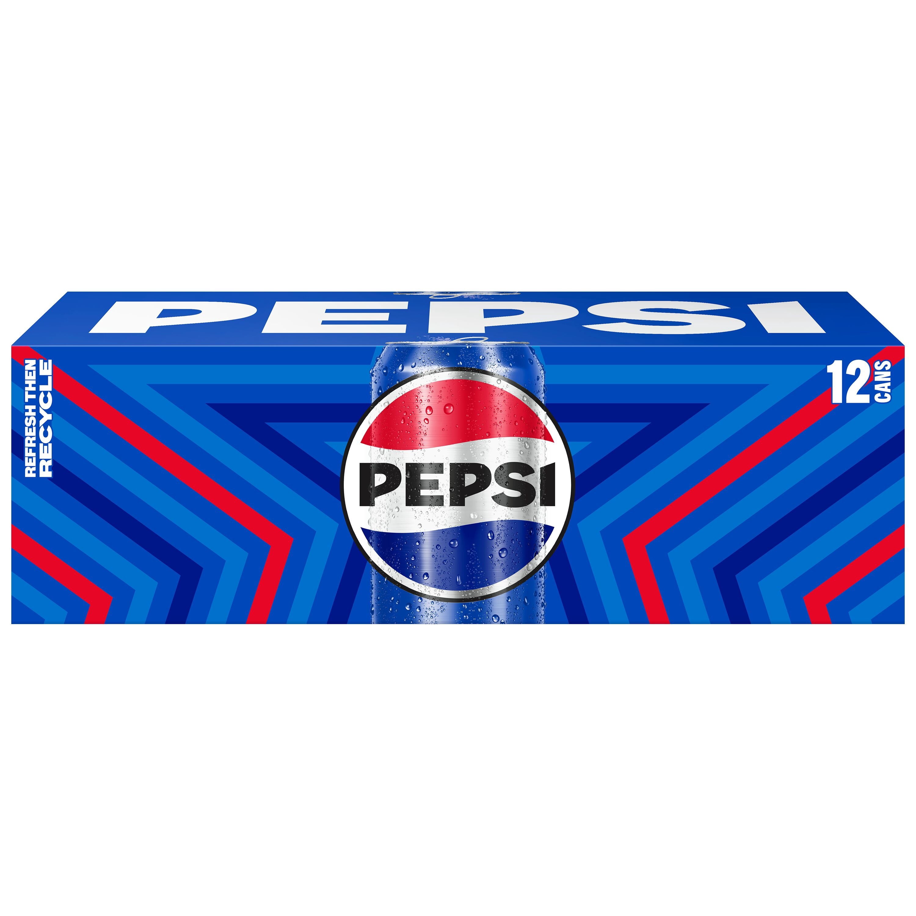 Pepsi Cola Soda Pop, 12 fl oz, 12 pack Cans