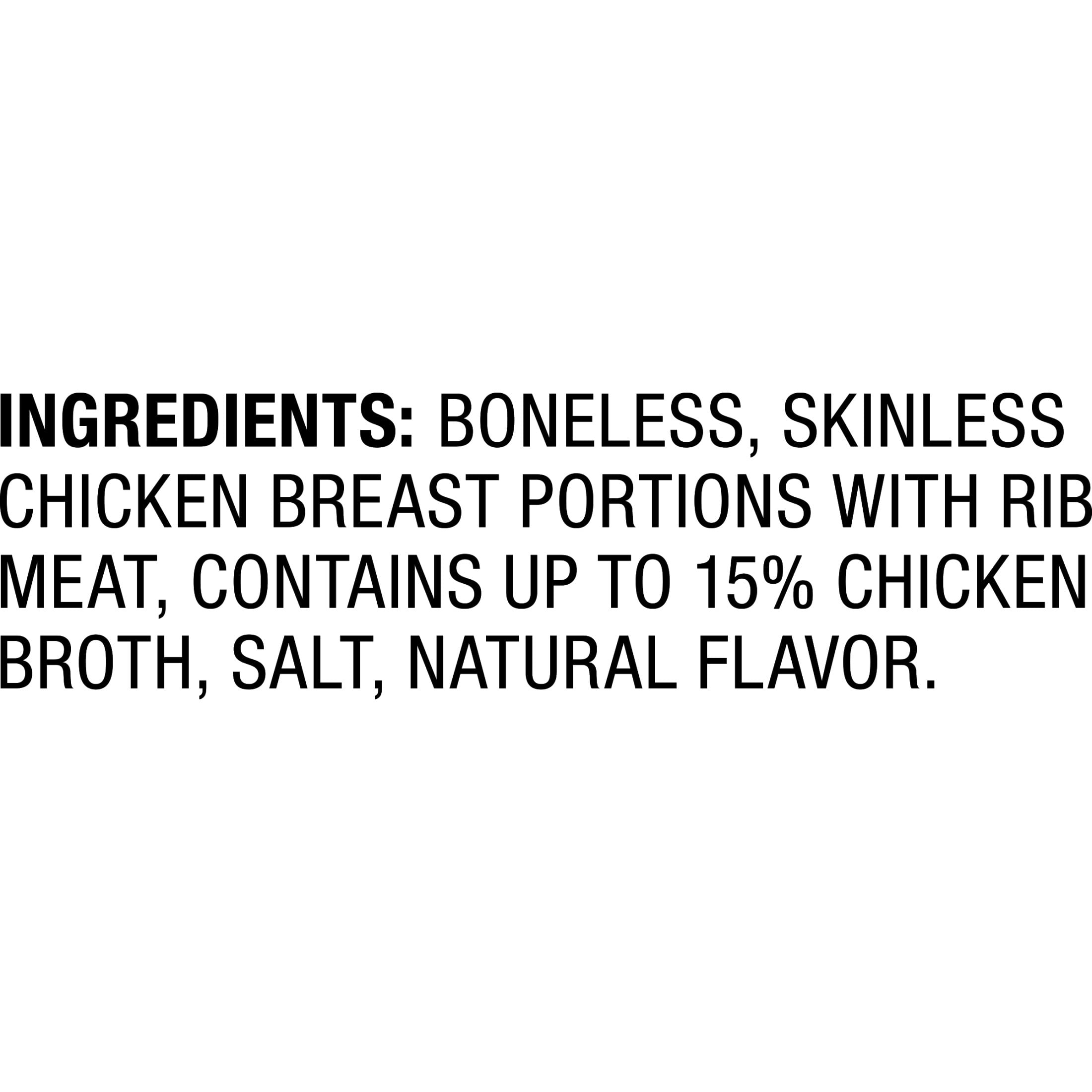 Great Value All Natural Boneless Skinless Chicken Breasts, 3 lb (Frozen)