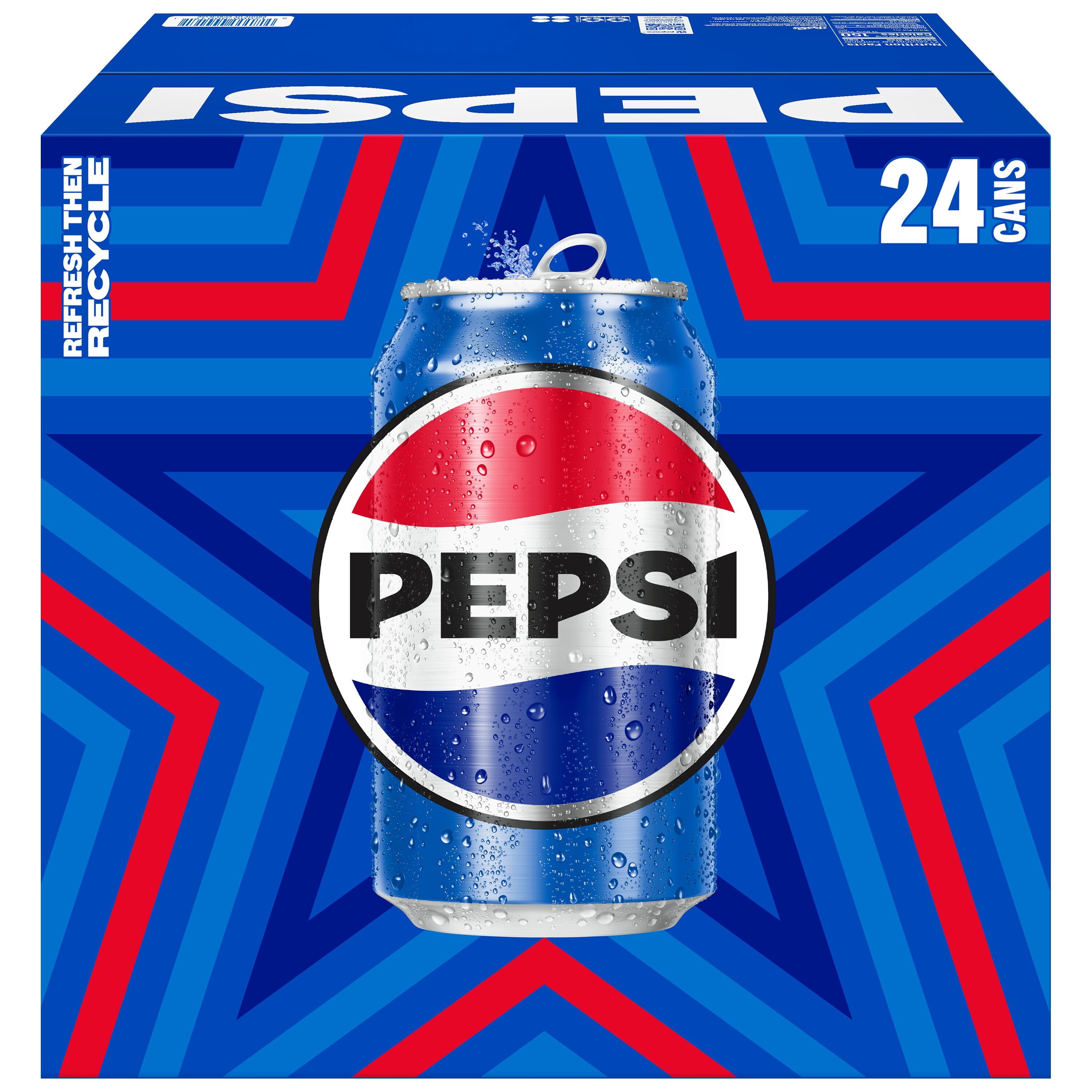 Pepsi Cola Soda Pop, 12 fl oz, 12 pack Cans