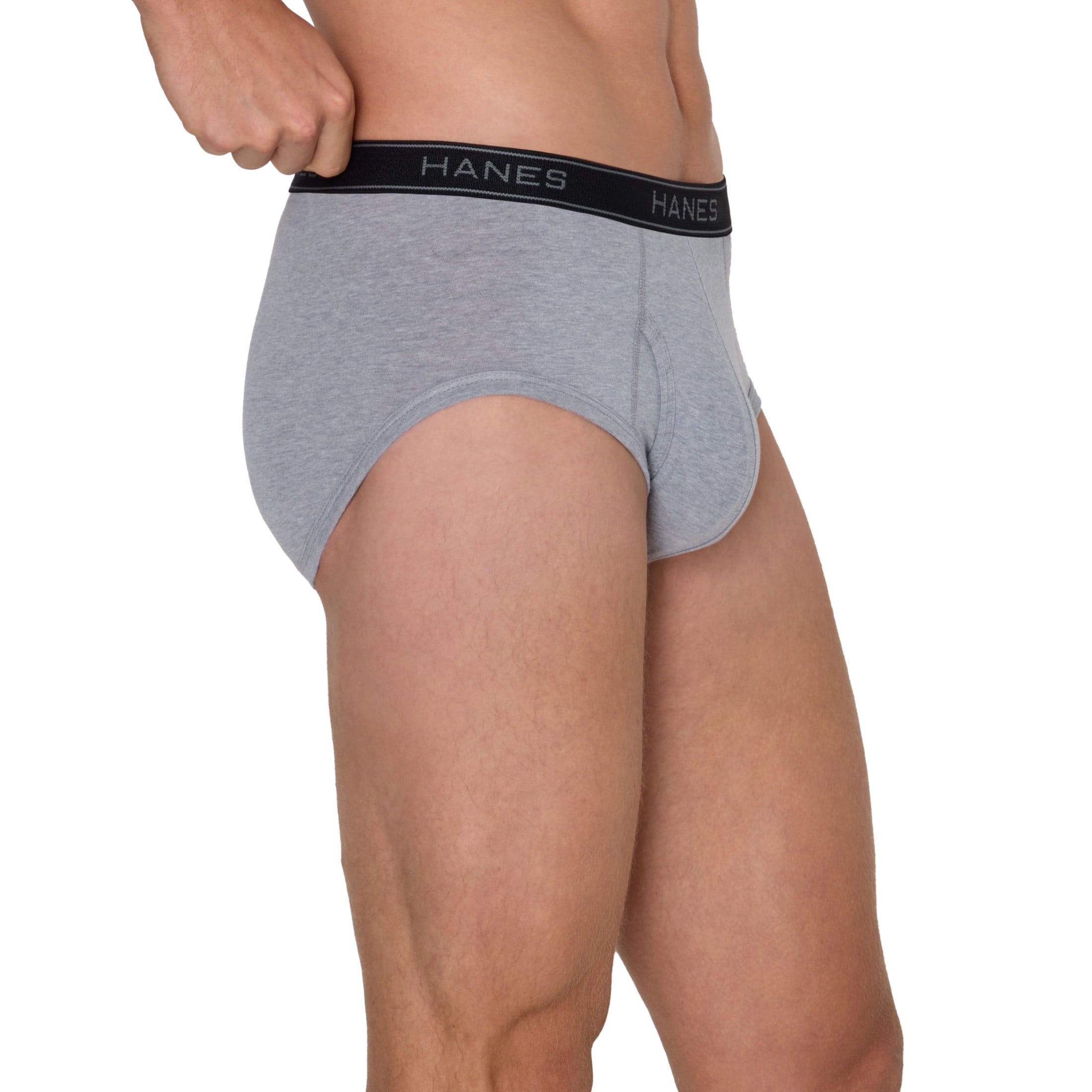 Hanes Men's Underwear Briefs Pack, 6-Pack, Cotton Stretch Underwear for Men, Assorted