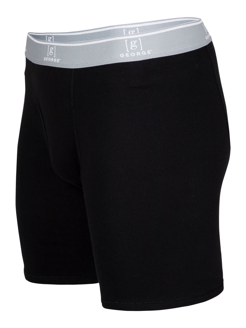 George Men's Regular Leg Boxer Briefs, 6-Pack