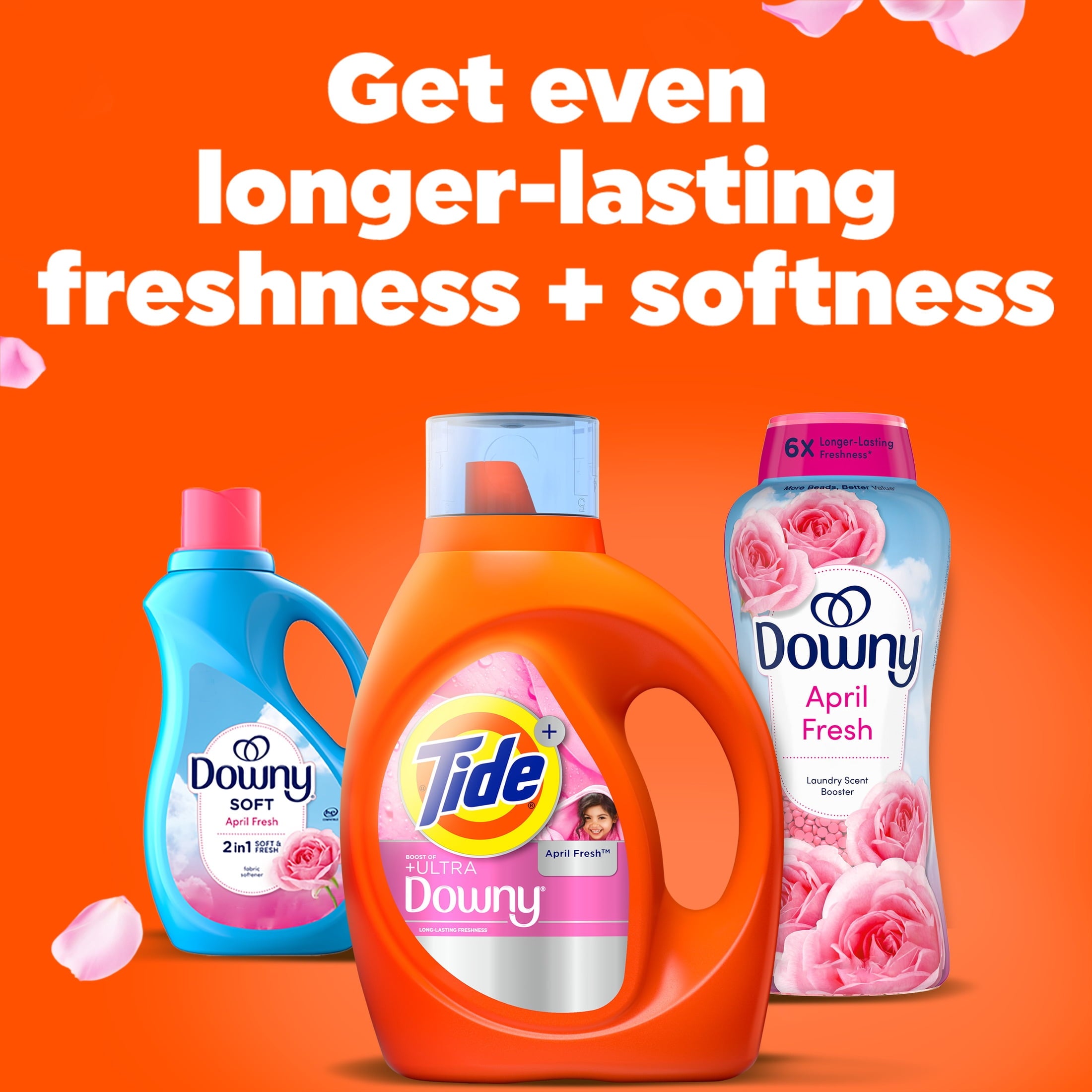 Tide Laundry Detergent Liquid Plus a Boost of Ultra Downy, April Fresh Scent, 117 fl oz, 83 Loads