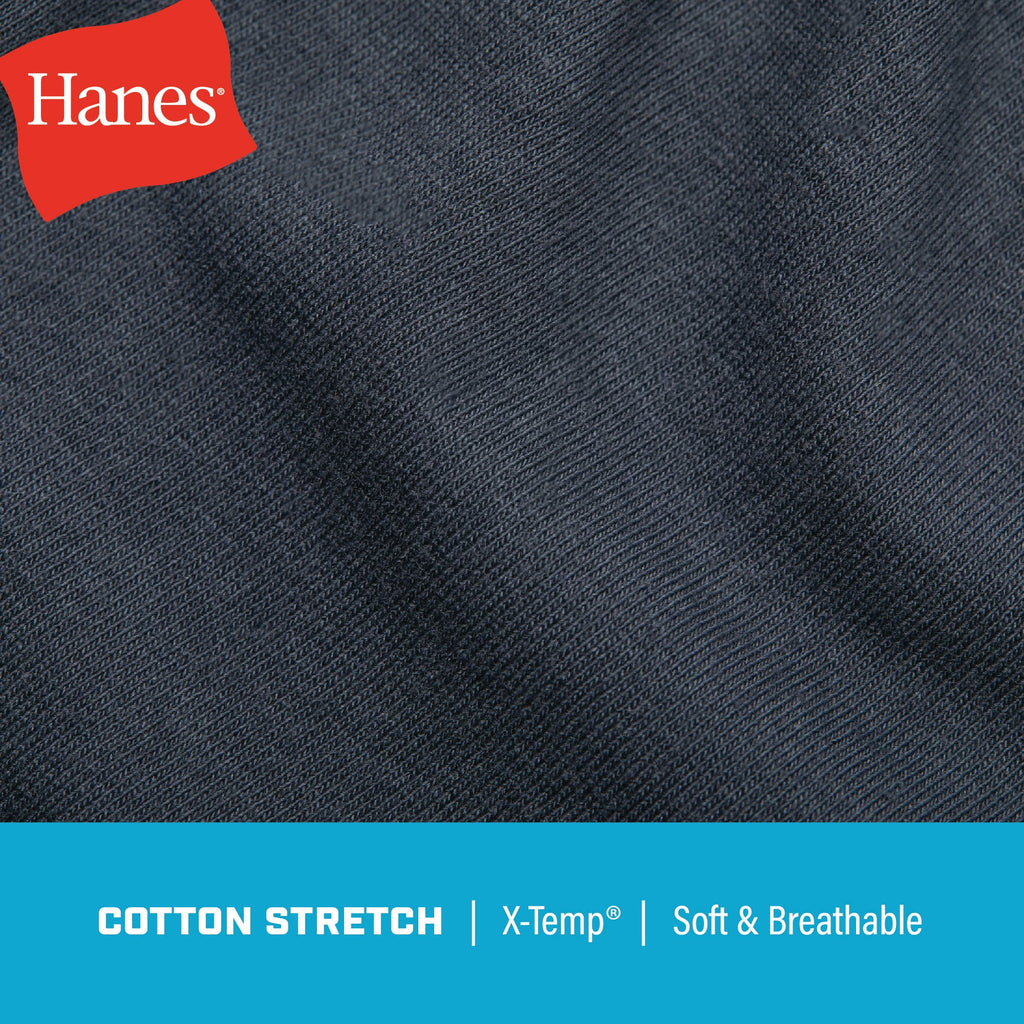 Hanes Men's Boxer Brief Underwear Pack with Stay Dry Pouch, Cotton Stretch, Assorted, 3-Pack