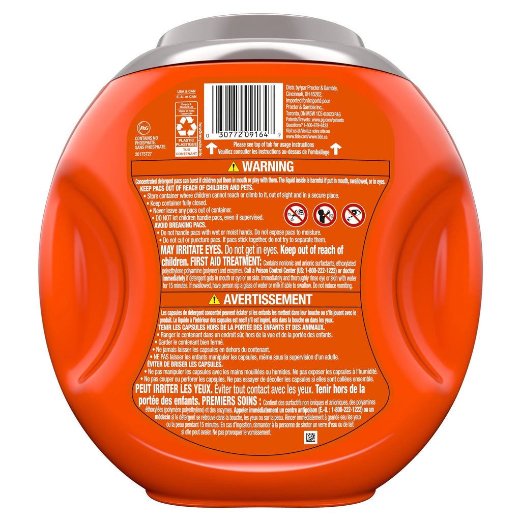Tide PODS Laundry Detergent Soap Pacs, Ultra OXI, 32 Count