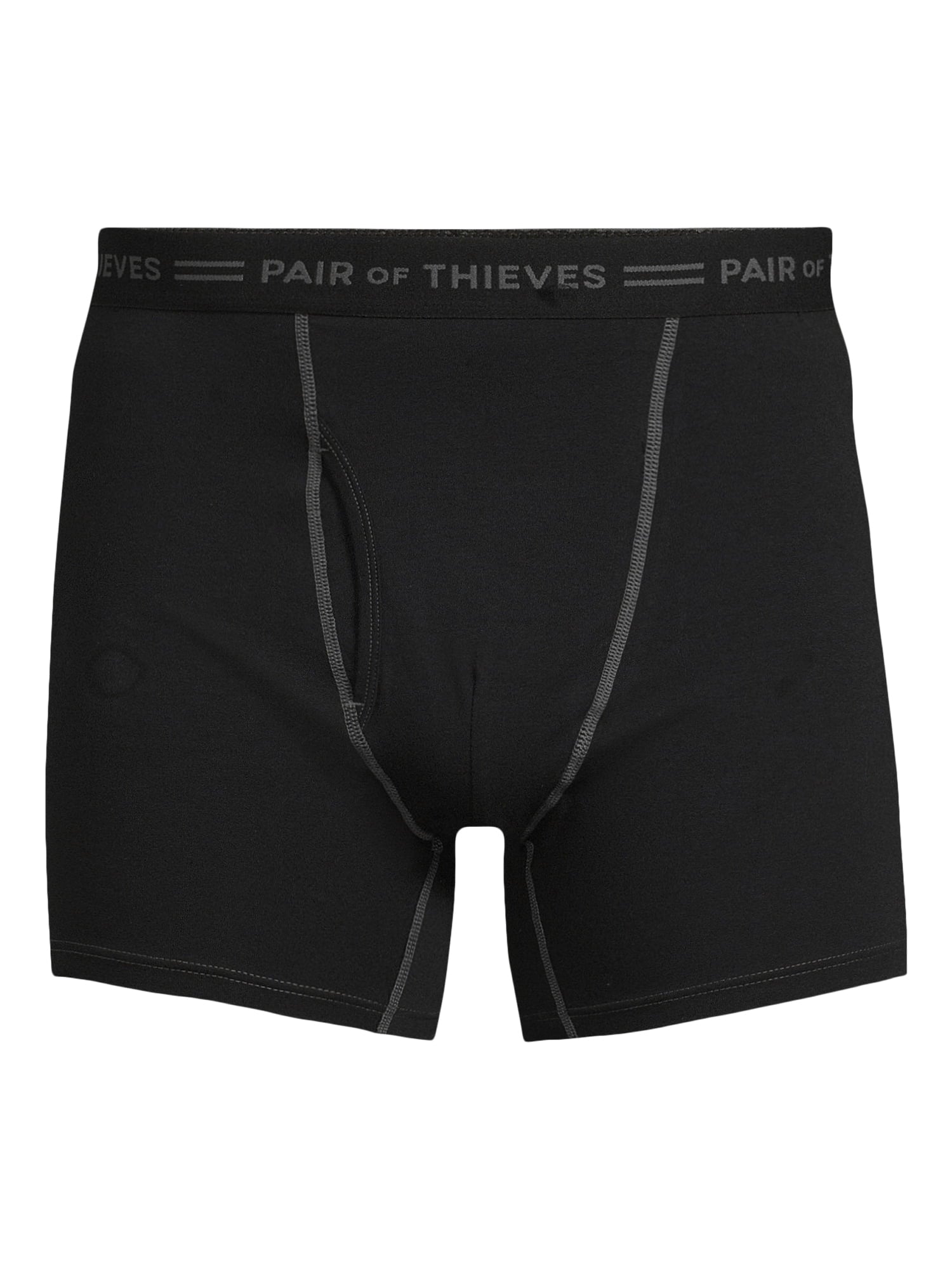 Pair of Thieves Men's 4-Way Cotton Stretch Boxer Briefs, 3-Pack