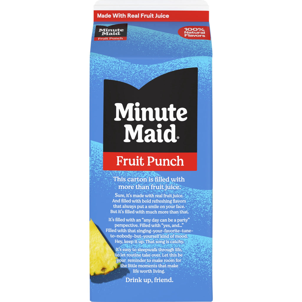 Minute Maid Fruit Punch Juice Drink Carton, 59 fl oz