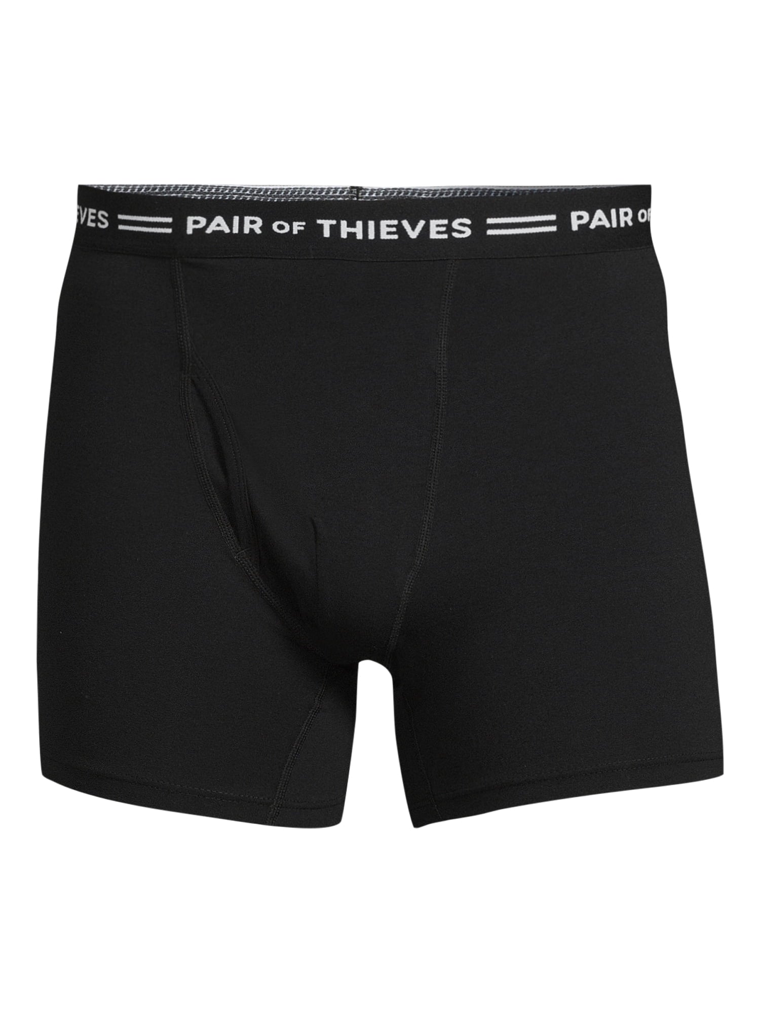 Pair of Thieves Men's 4-Way Cotton Stretch Boxer Briefs, 3-Pack