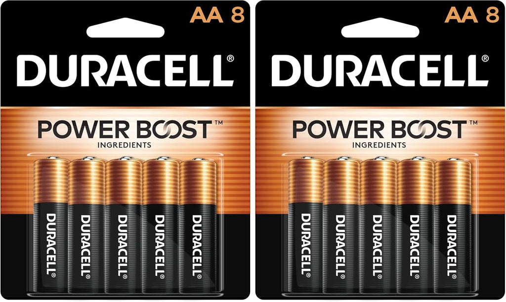 Duracell Coppertop Double AA Batteries with Power Boost Ingredients, 24 Count (Pack of 1) Long-lasting Alkaline Double AA Battery for Household and Office Devices