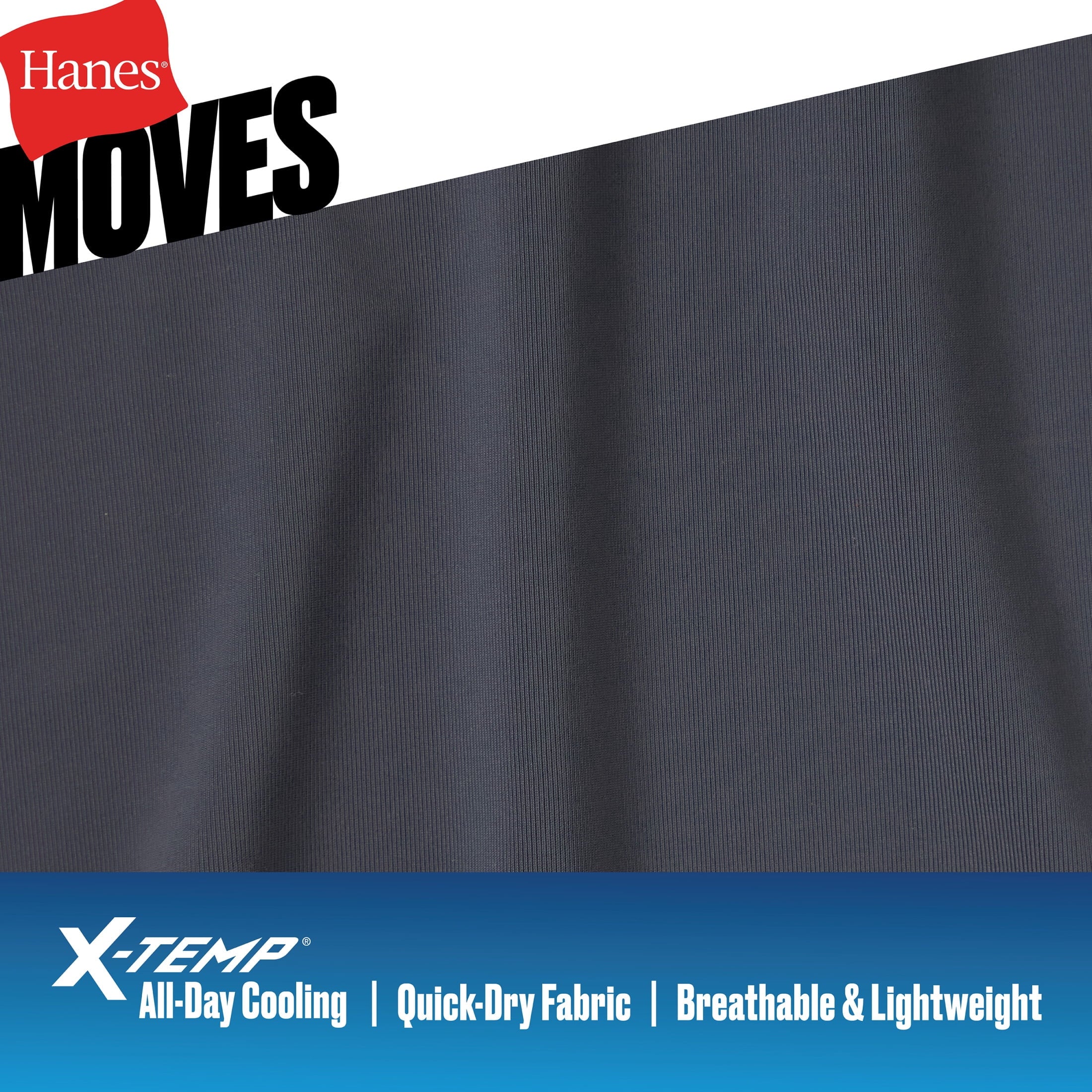 Hanes Mens Underwear Boxer Briefs, 3-Pack, Moves Anti-Chafe Men's Boxer Briefs MACCD3