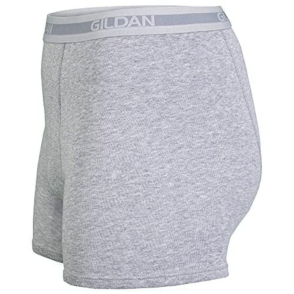 Gildan Adult Men's Short Leg Boxer Briefs, 5-Pack, Sizes S-2XL, 3" Inseam