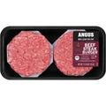 Fresh All Natural Angus Ground Beef Steak Burgers, 85% Lean / 15% Fat, 4 Count, 1.33 lb Tray