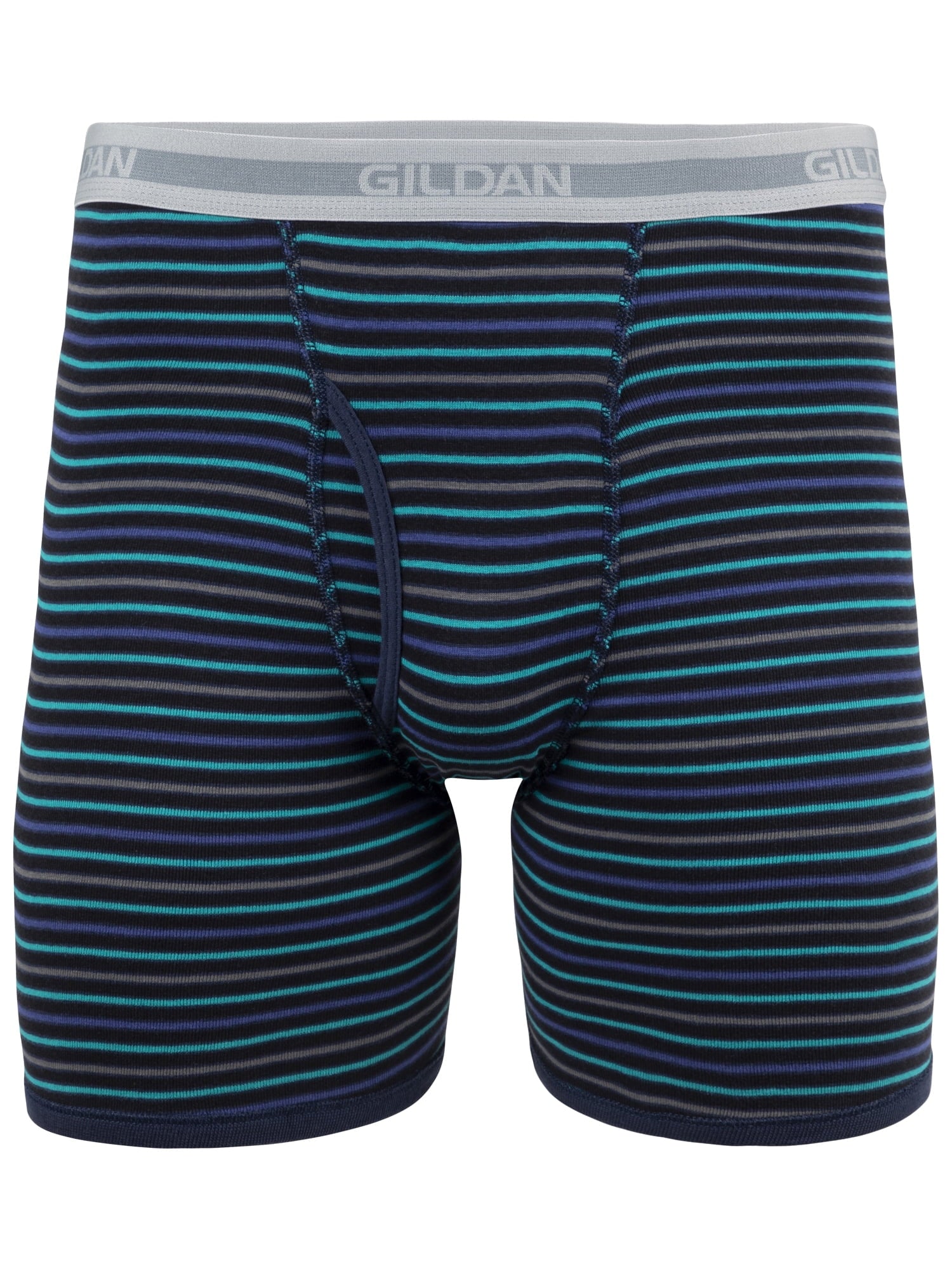 Gildan Adult Mens Boxer Briefs With Waistband, 10-Pack, Sizes S-2XL, 6" Inseam