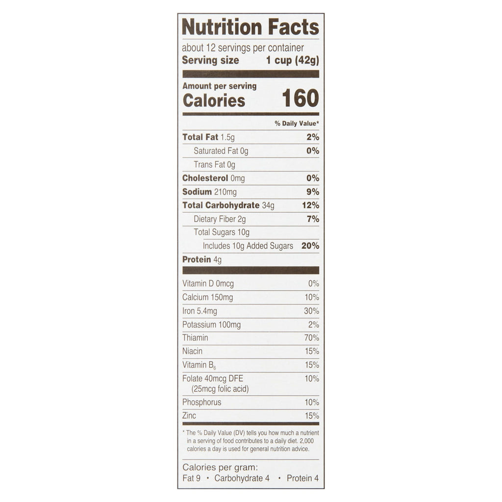 Great Value Cinnamon Oat Crunch Whole Grain Oat Cereal, 18 oz