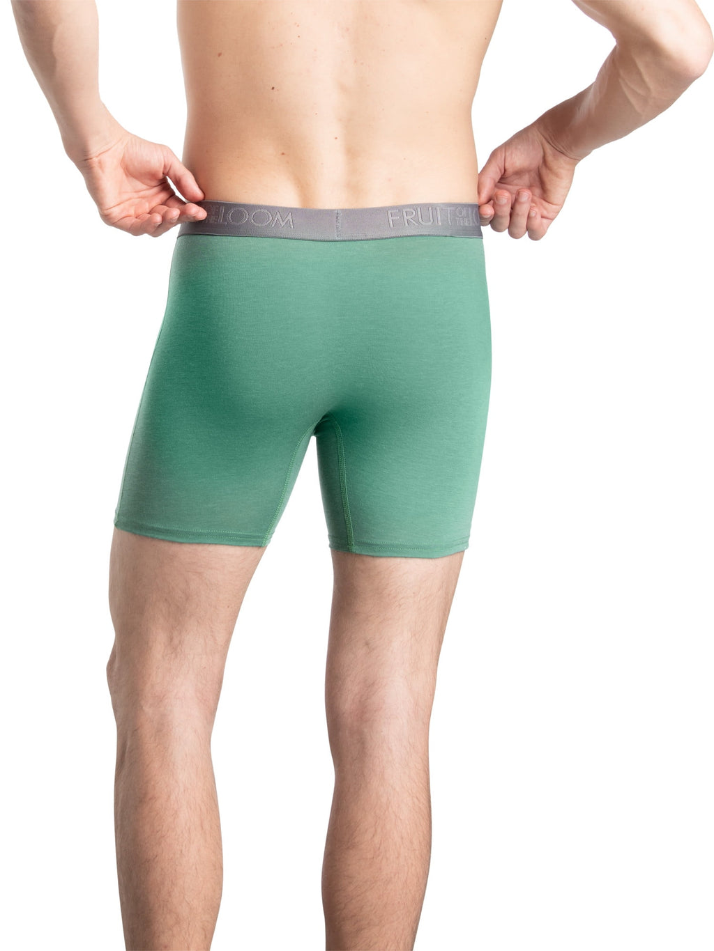 Fruit of the Loom Men's 360 Stretch Performance Cooling Channels Boxer Briefs, 6-Pack