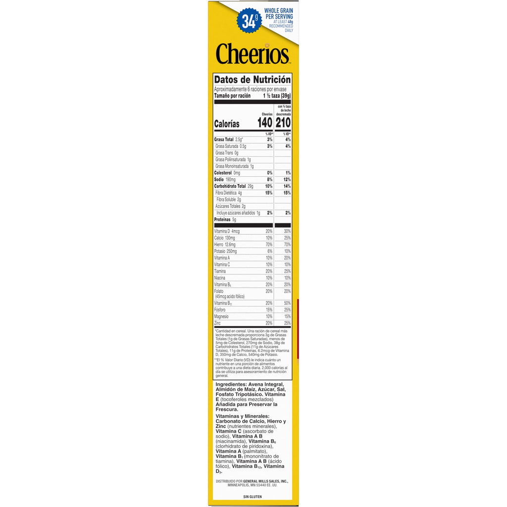 Cheerios, Heart Healthy Gluten Free Breakfast Cereal, 8.9 oz