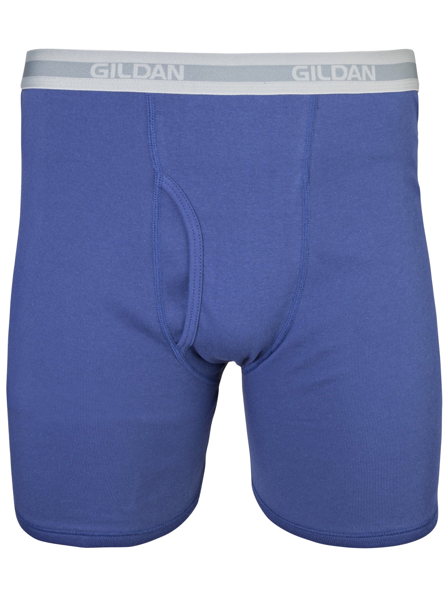 Gildan Adult Mens Boxer Briefs With Waistband, 10-Pack, Sizes S-2XL, 6" Inseam