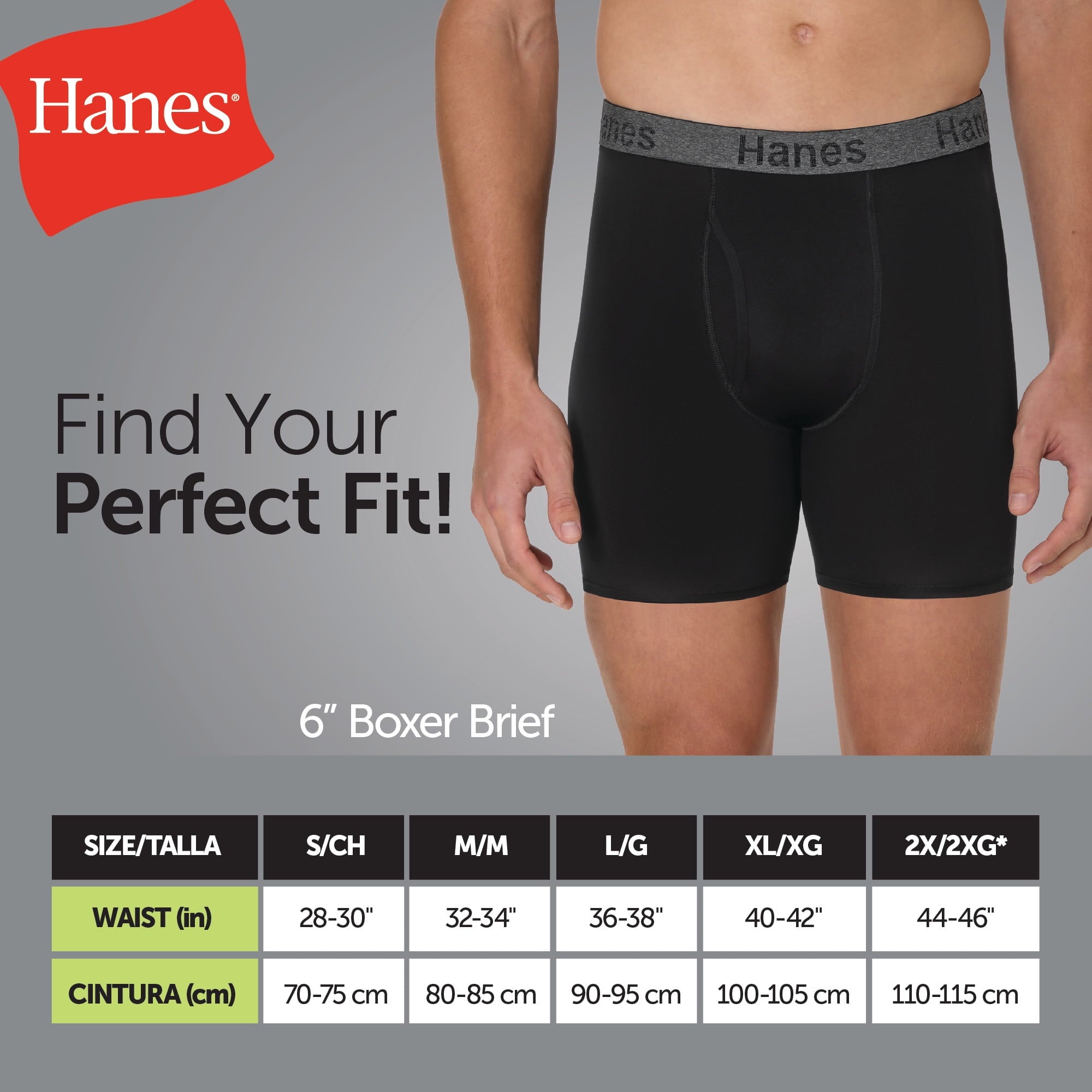 Hanes Men's Boxer Brief Underwear Pack with Stay Dry Pouch, Cotton Stretch, Assorted, 3-Pack