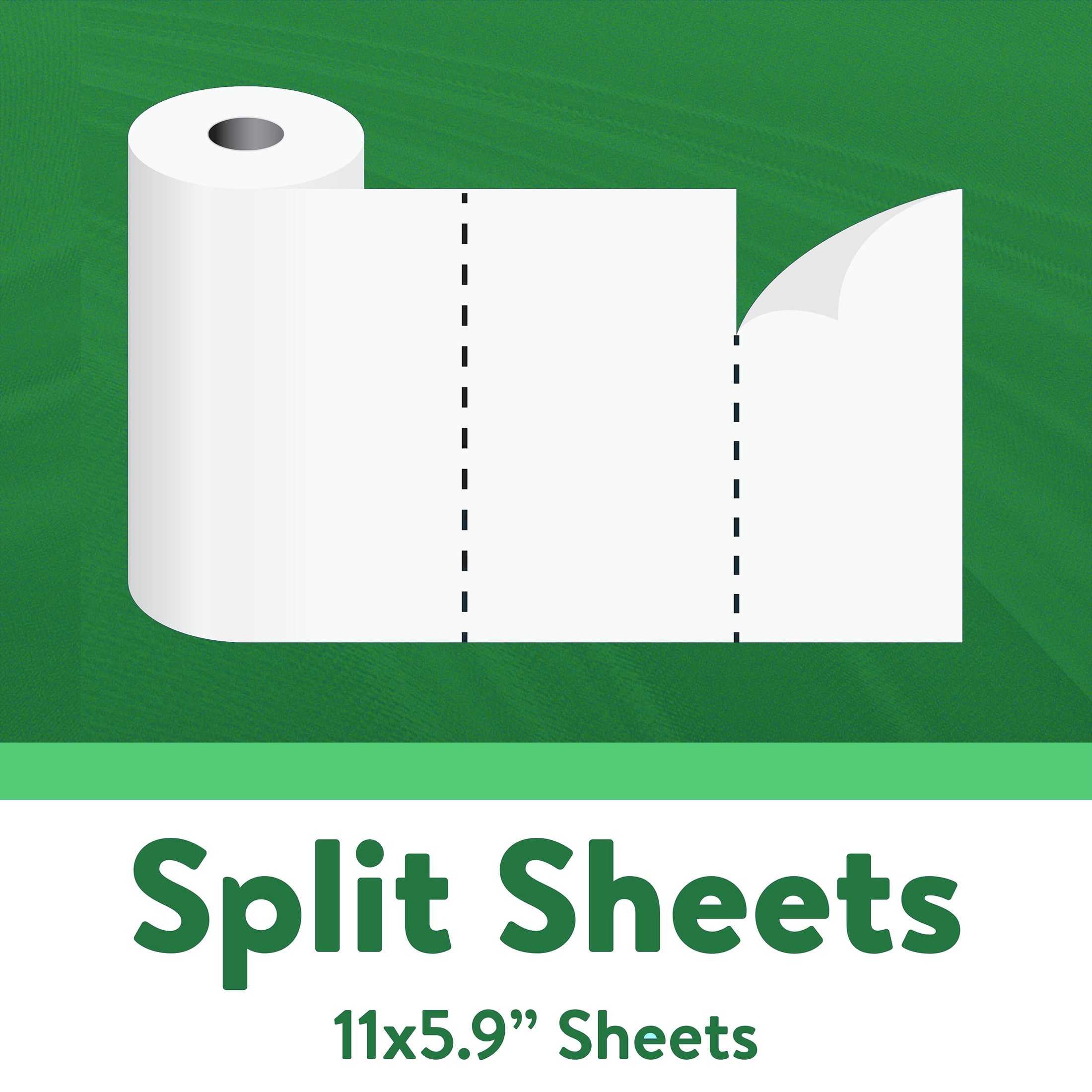 Great Value Ultra Strong Paper Towels, White, 12 Double Rolls, 1320 Sheets