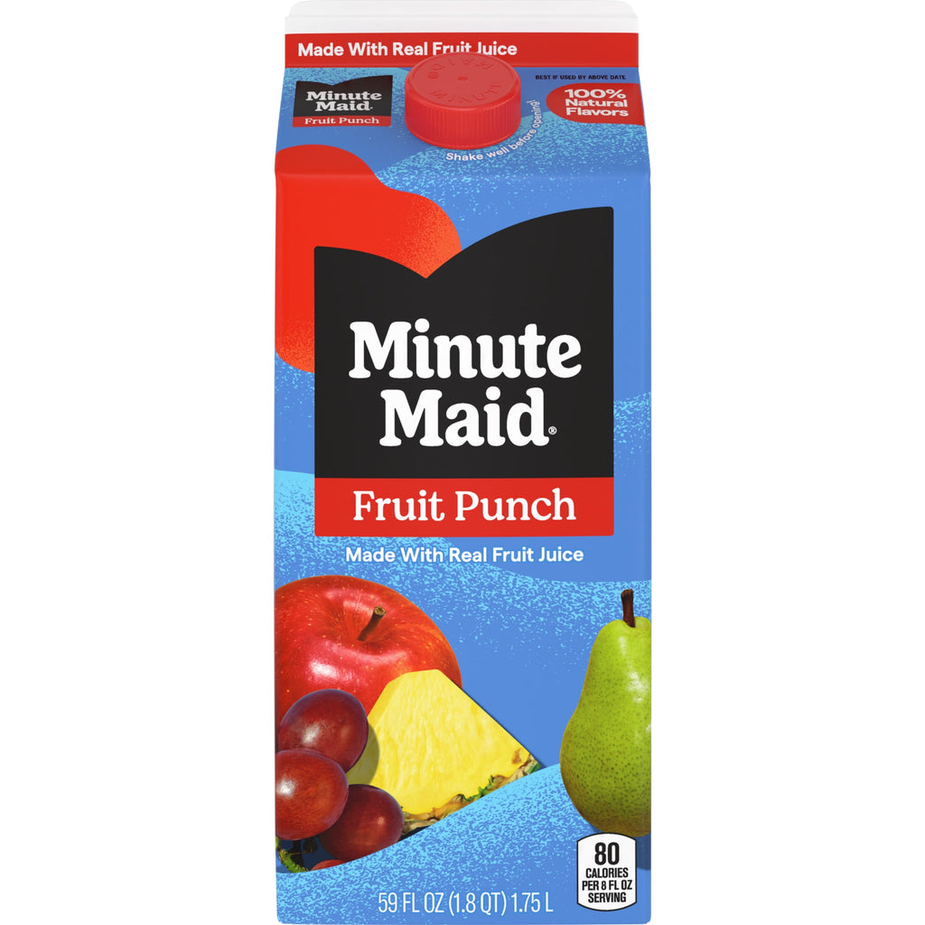 Minute Maid Fruit Punch Juice Drink Carton, 59 fl oz