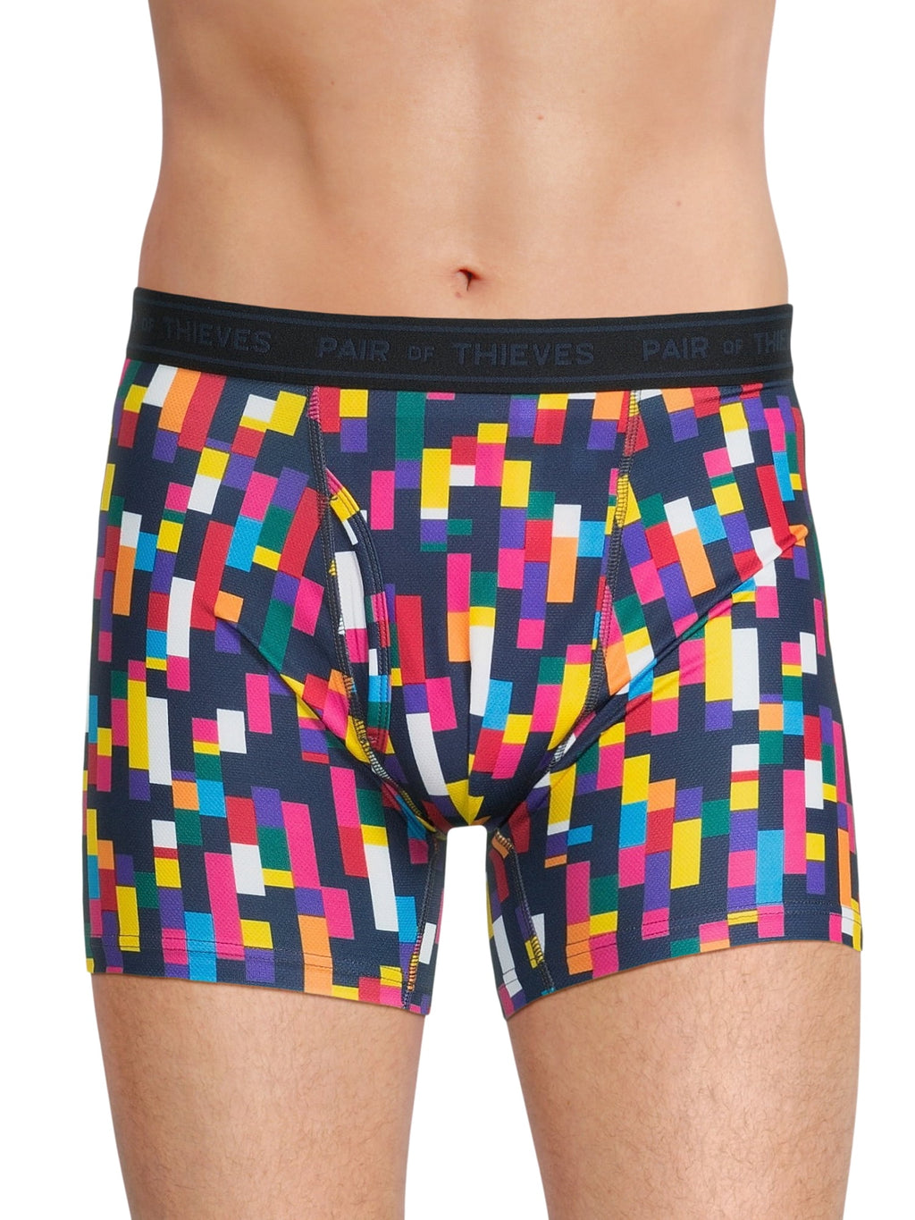 Pair of Thieves Men's 4-Way Stretch Performance Boxer Briefs, 3-Pack