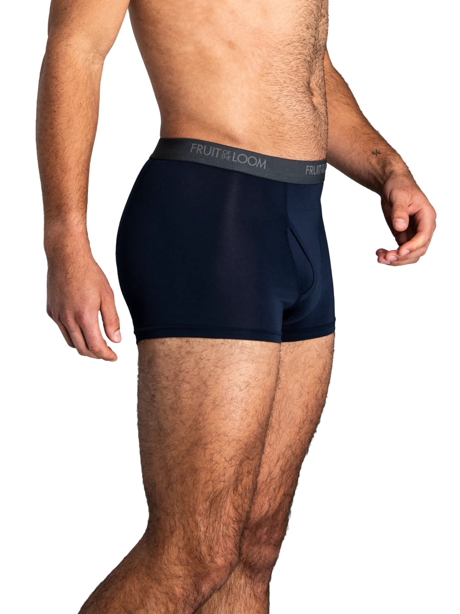 Fruit of the Loom Men's Micro-Stretch Ribbed Boxer Briefs, 6-Pack