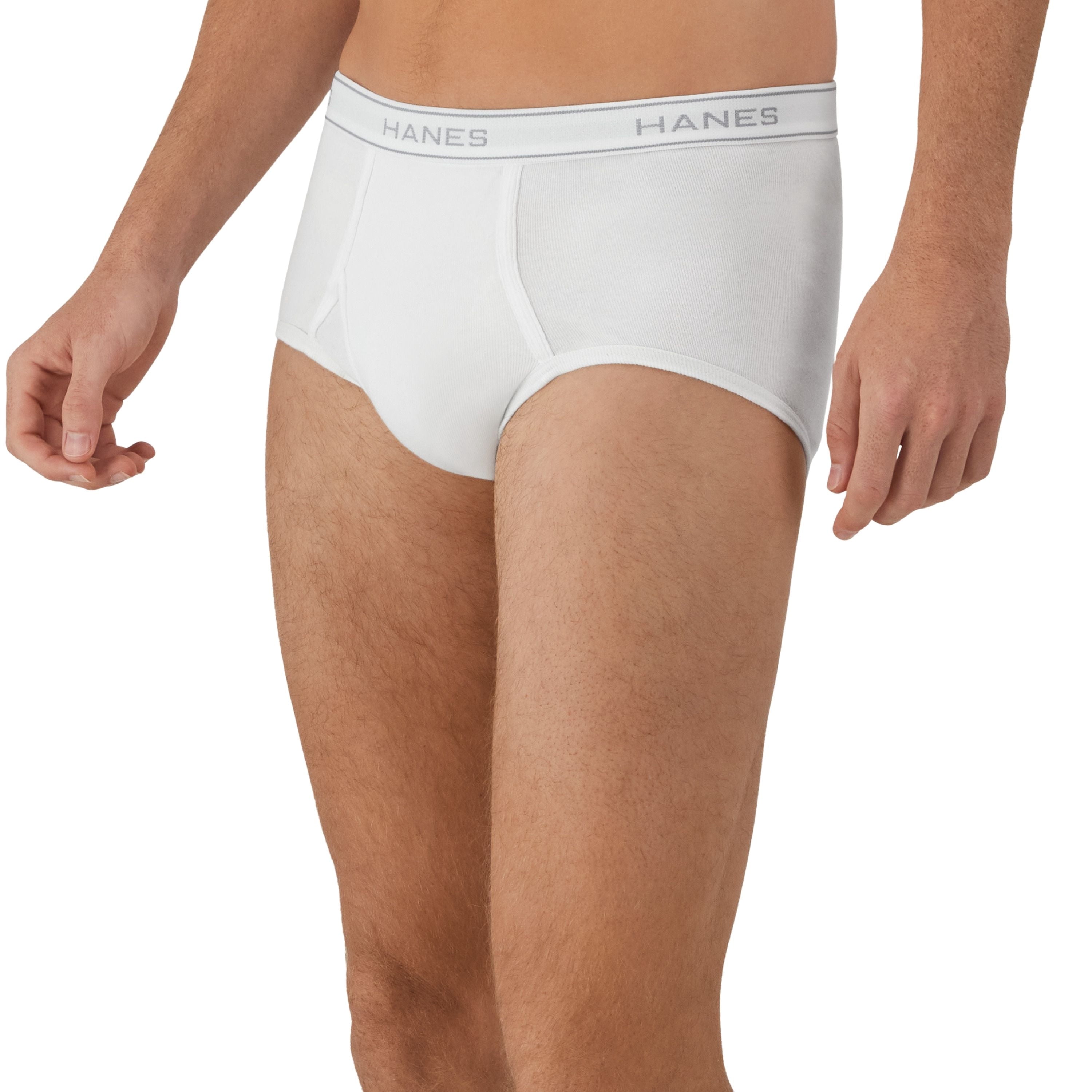 Underwear Set of Cotton Briefs, White, 10-Pack, Men's Underwear