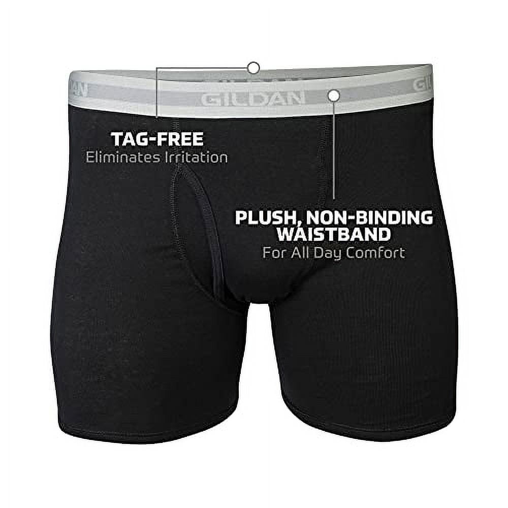Gildan Adult Men's Short Leg Boxer Briefs, 5-Pack, Sizes S-2XL, 3" Inseam