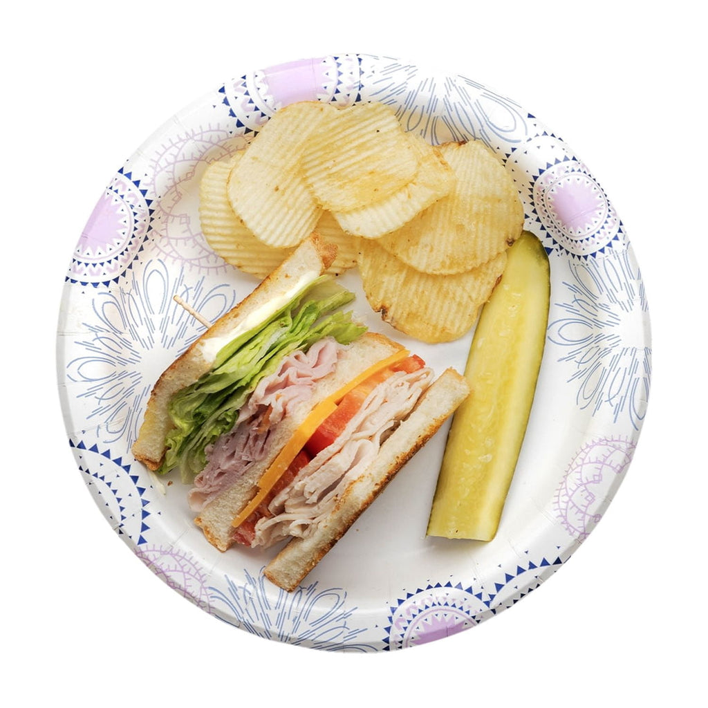 Great Value Disposable Paper Plates, 8.5 in, 200 Count