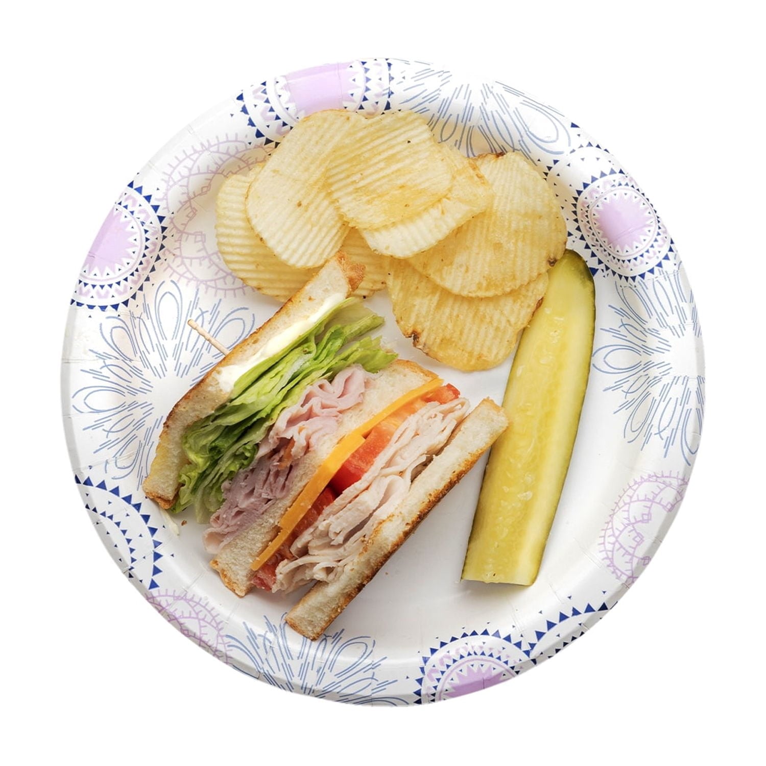 Great Value 8.5-Inch Disposable Paper Plates, 300 Count, Soak-Proof and Microwave-Safe