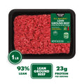 All Natural* 93% Lean/7% Fat Lean Ground Beef, 1 lb Tray