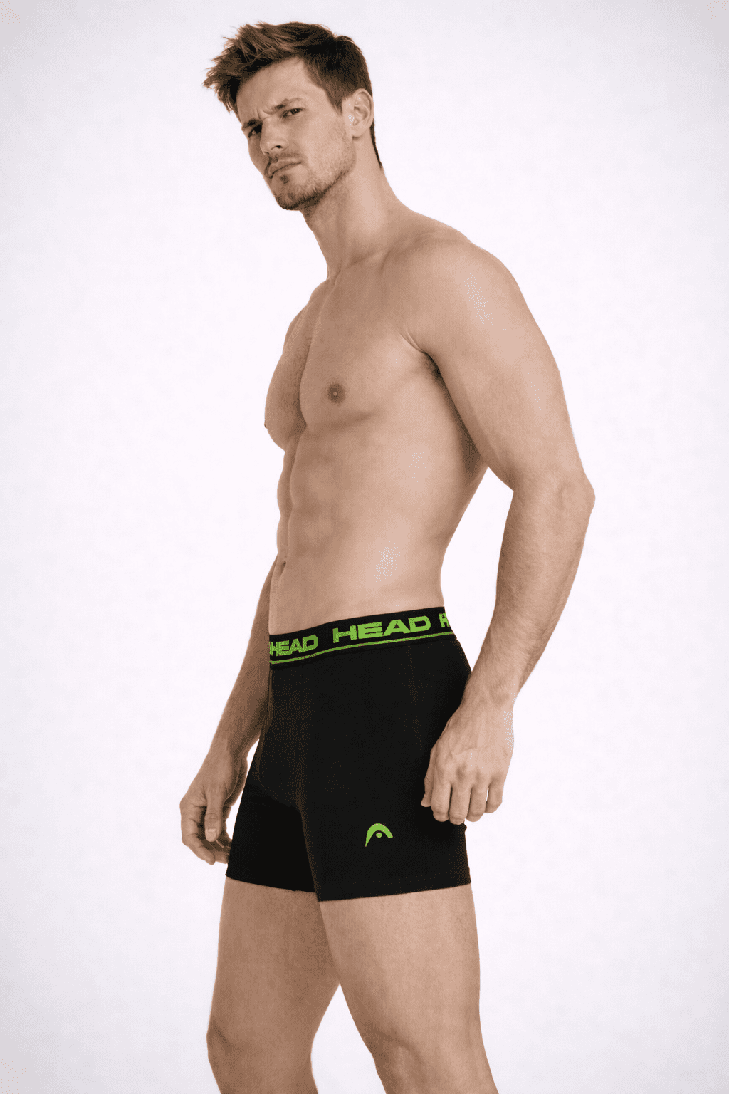 Men’s HEAD Performance Underwear Boxer Briefs with Fly, 4-Pack (Sizes S–XL)