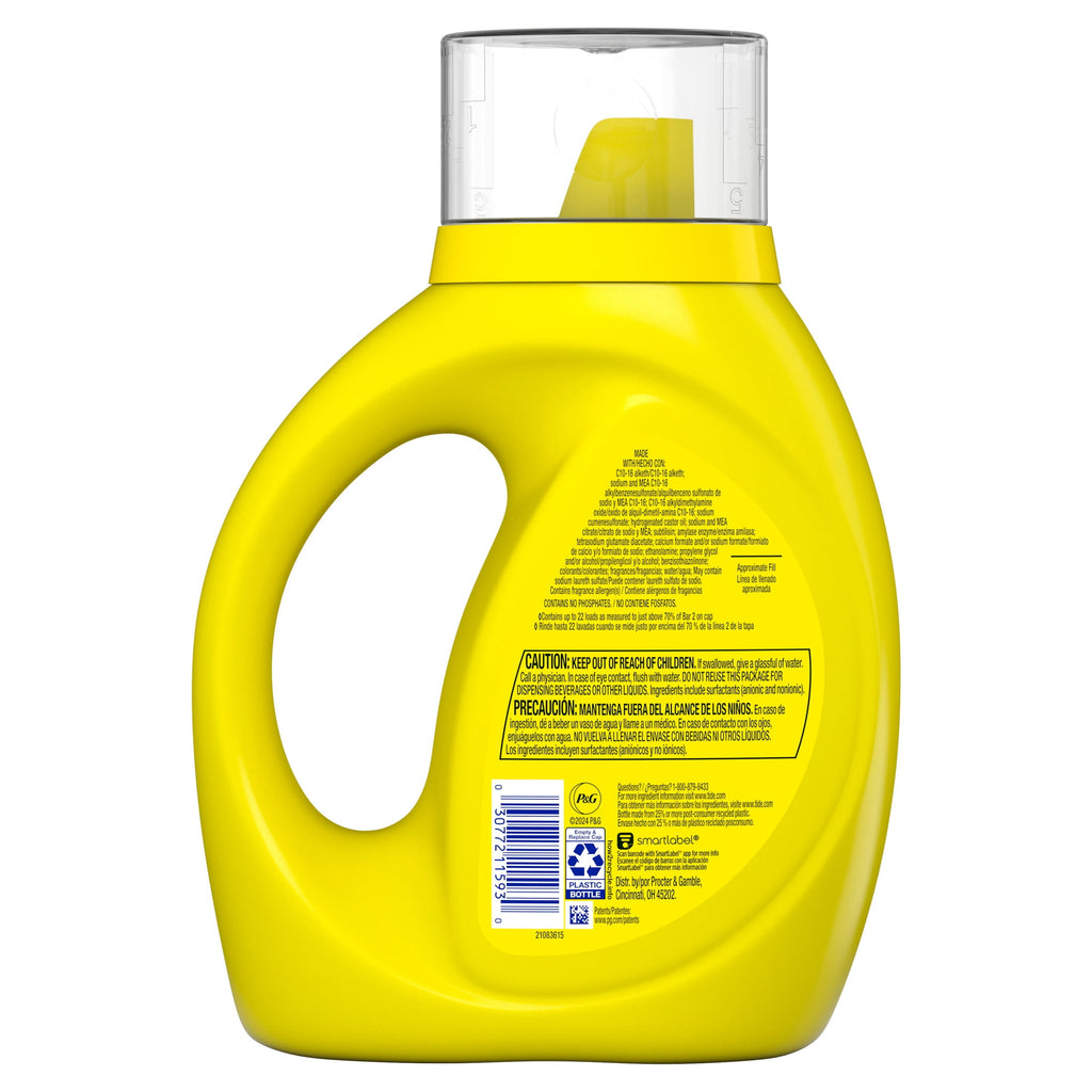 Tide Simply Laundry Detergent Liquid, Oxi Boost + Febreze Odor Defense, Sunny Breeze Scent, 31 fl oz, 22 Loads