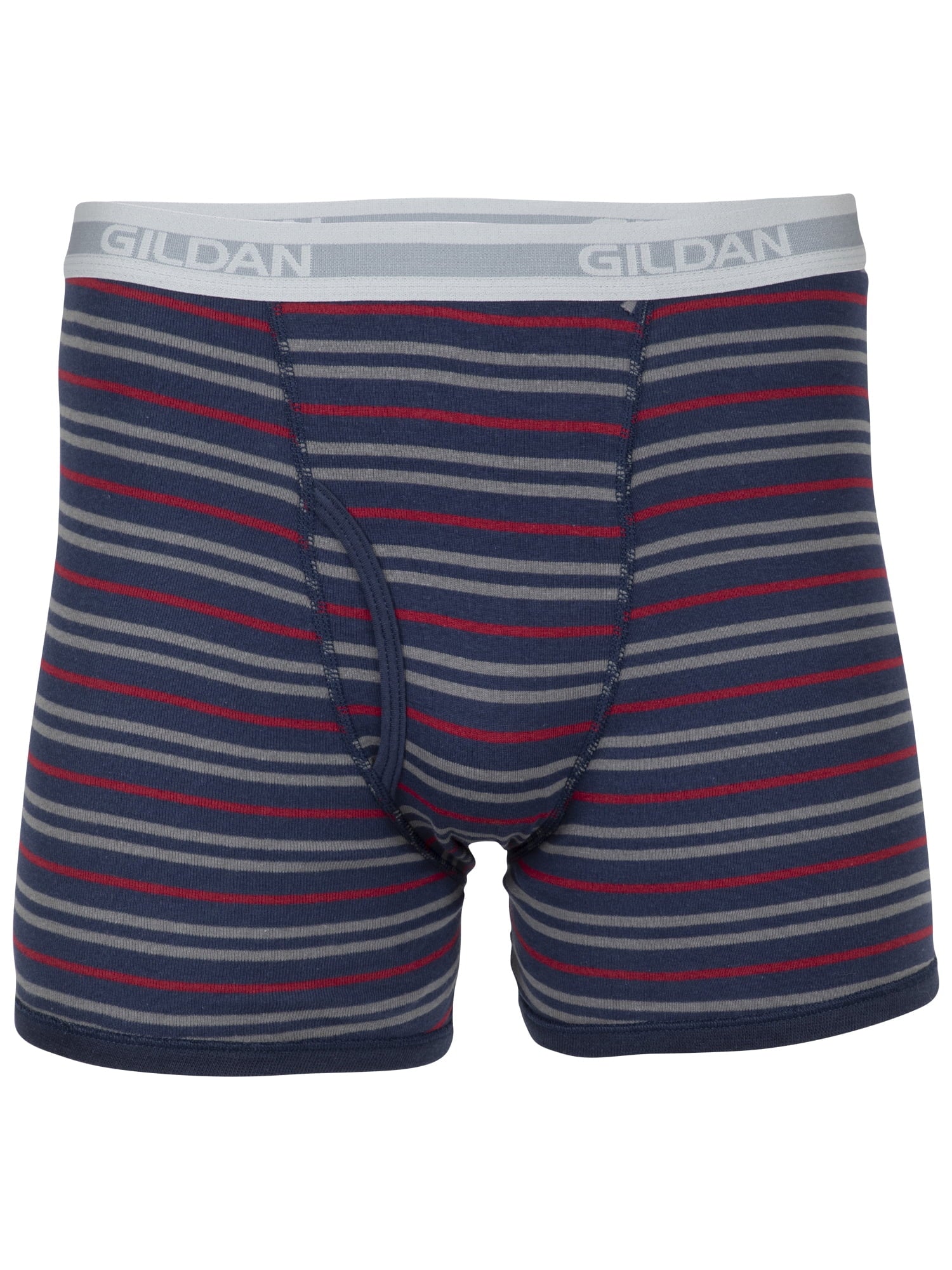Gildan Adult Men's Short Leg Boxer Briefs, 5-Pack, Sizes S-2XL, 3" Inseam
