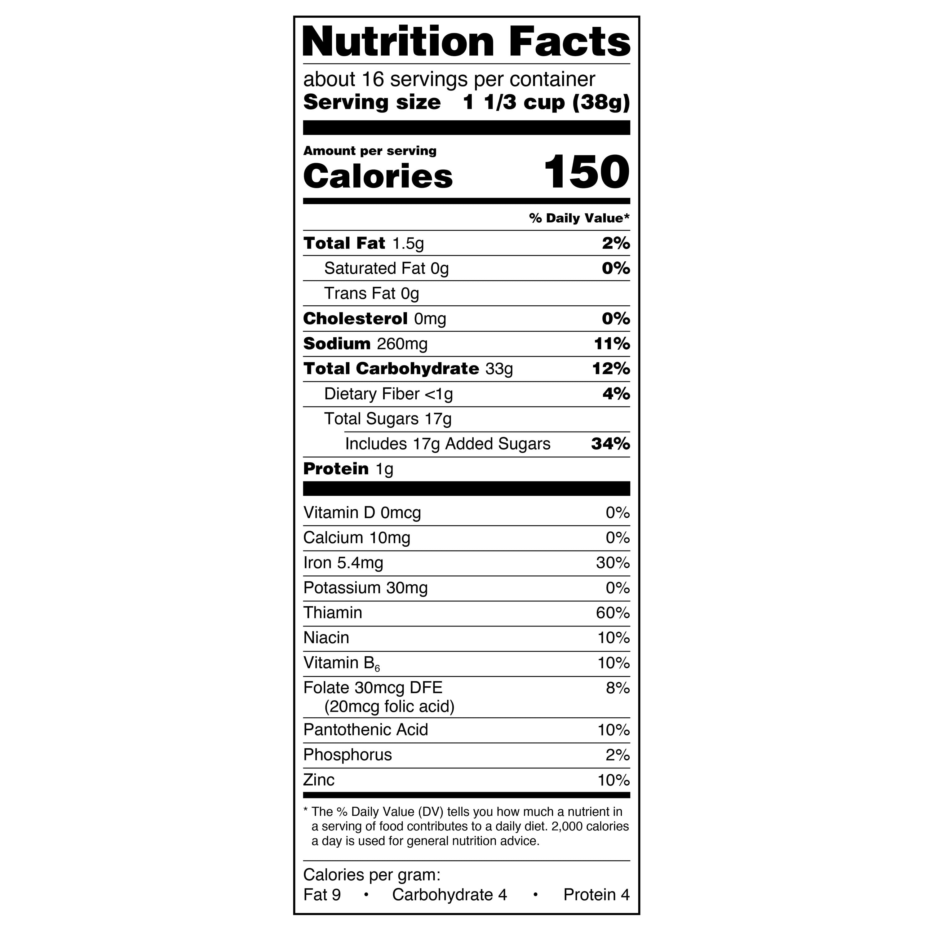 Great Value Berry Crunch Breakfast Cereal, 21 oz