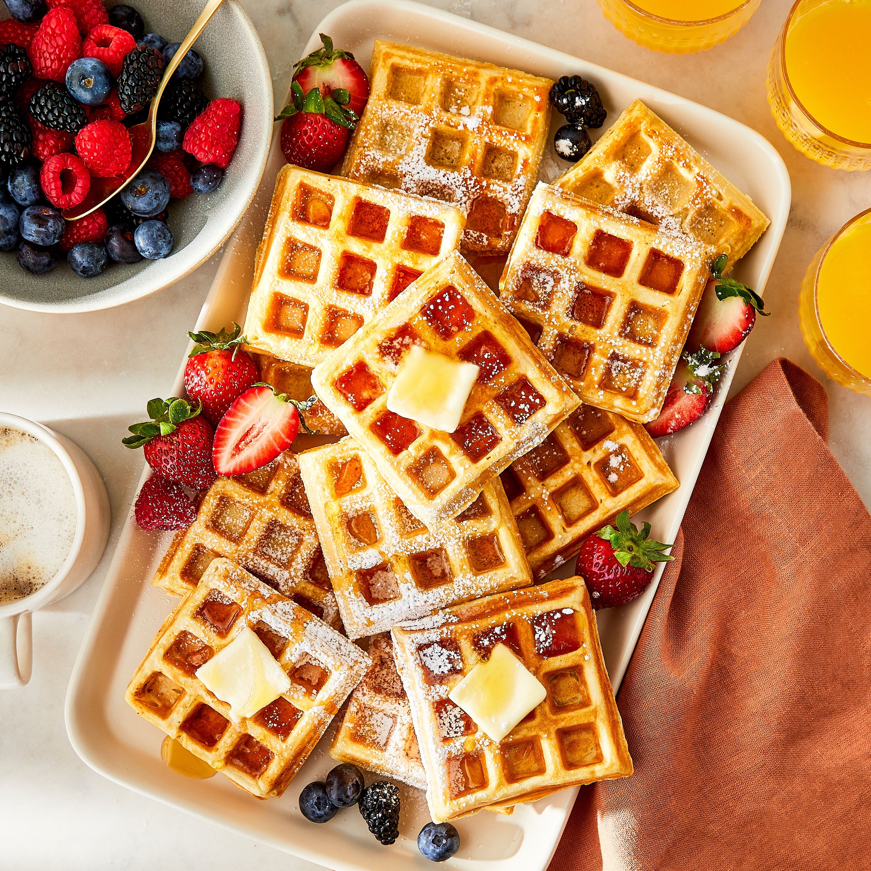 Great Value Complete Pancake & Waffle Mix, Extra Fluffy, Original, 32 oz
