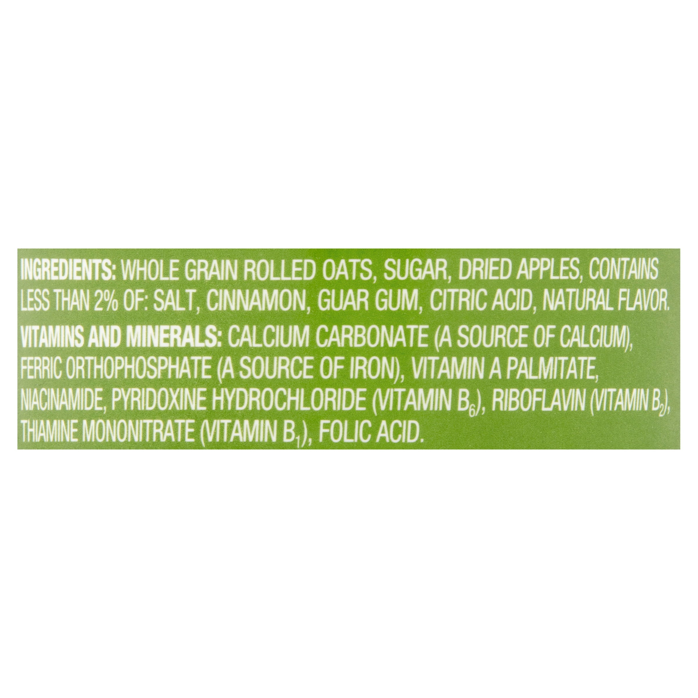 Great Value Apples and Cinnamon Instant Oatmeal Cup, 1.51 oz