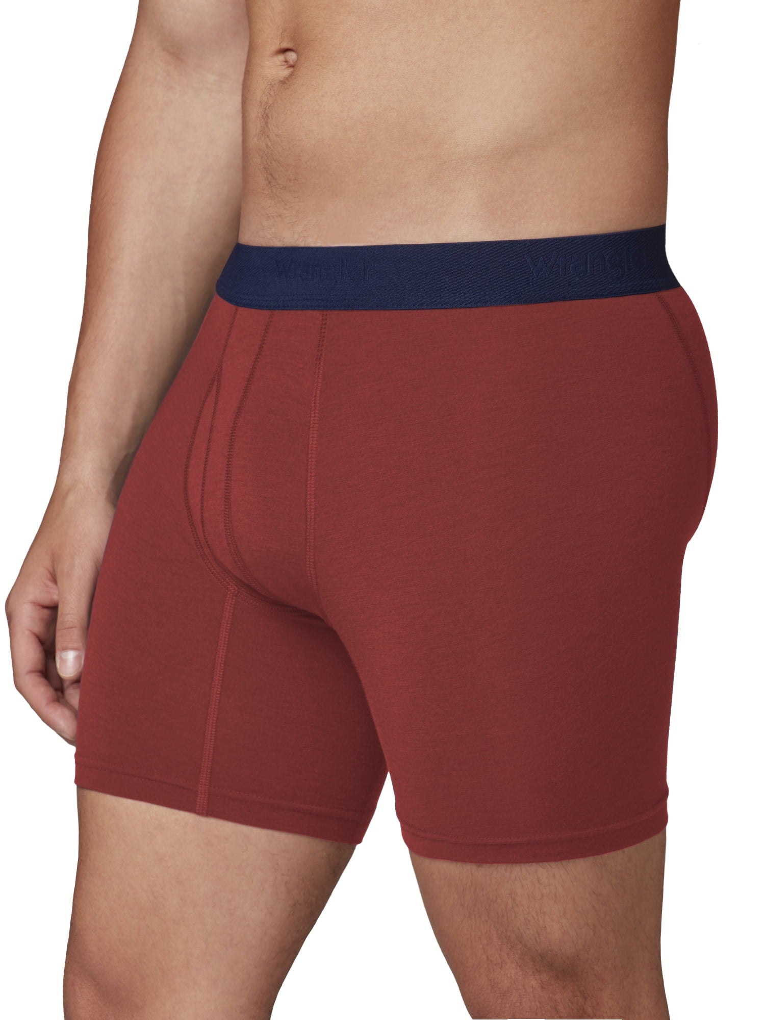Wrangler Men's Active Stretch Boxer Brief Set, Underwear for Men, S, 6 Pack