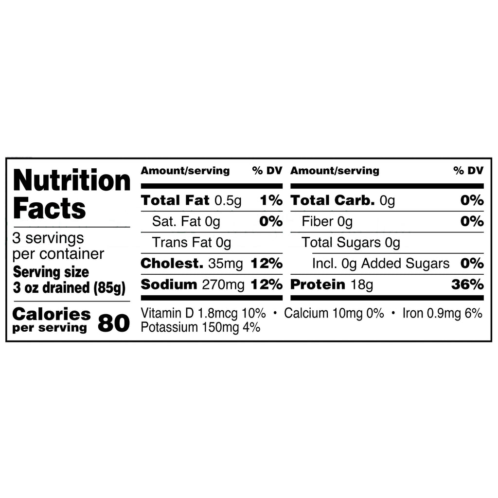 Great Value Chunk Light Tuna in Water, 12 oz