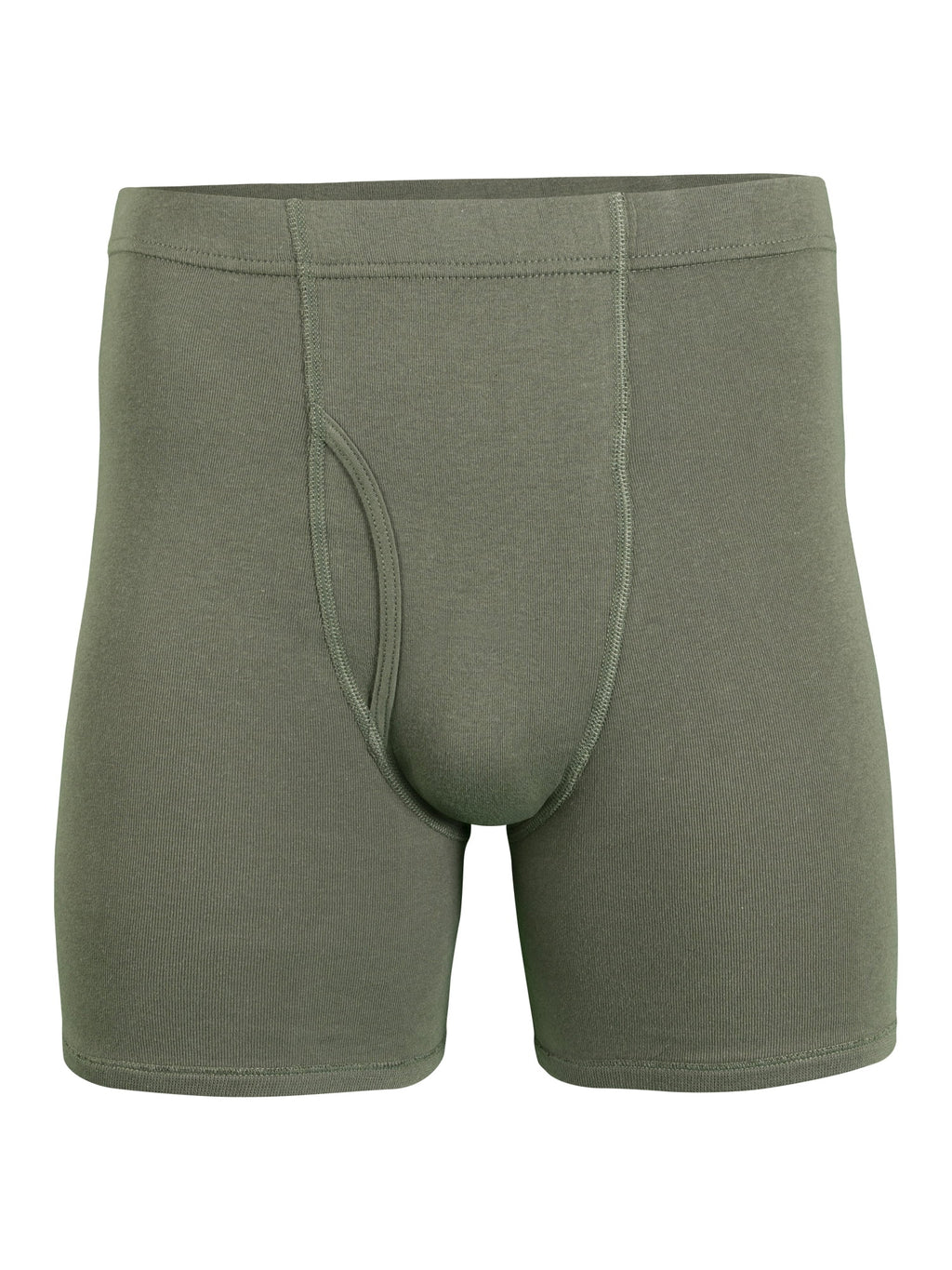 Gildan Adult Men's Boxer Briefs With Covered Waistband, 5-Pack, Sizes S-2XL, 6" Inseam