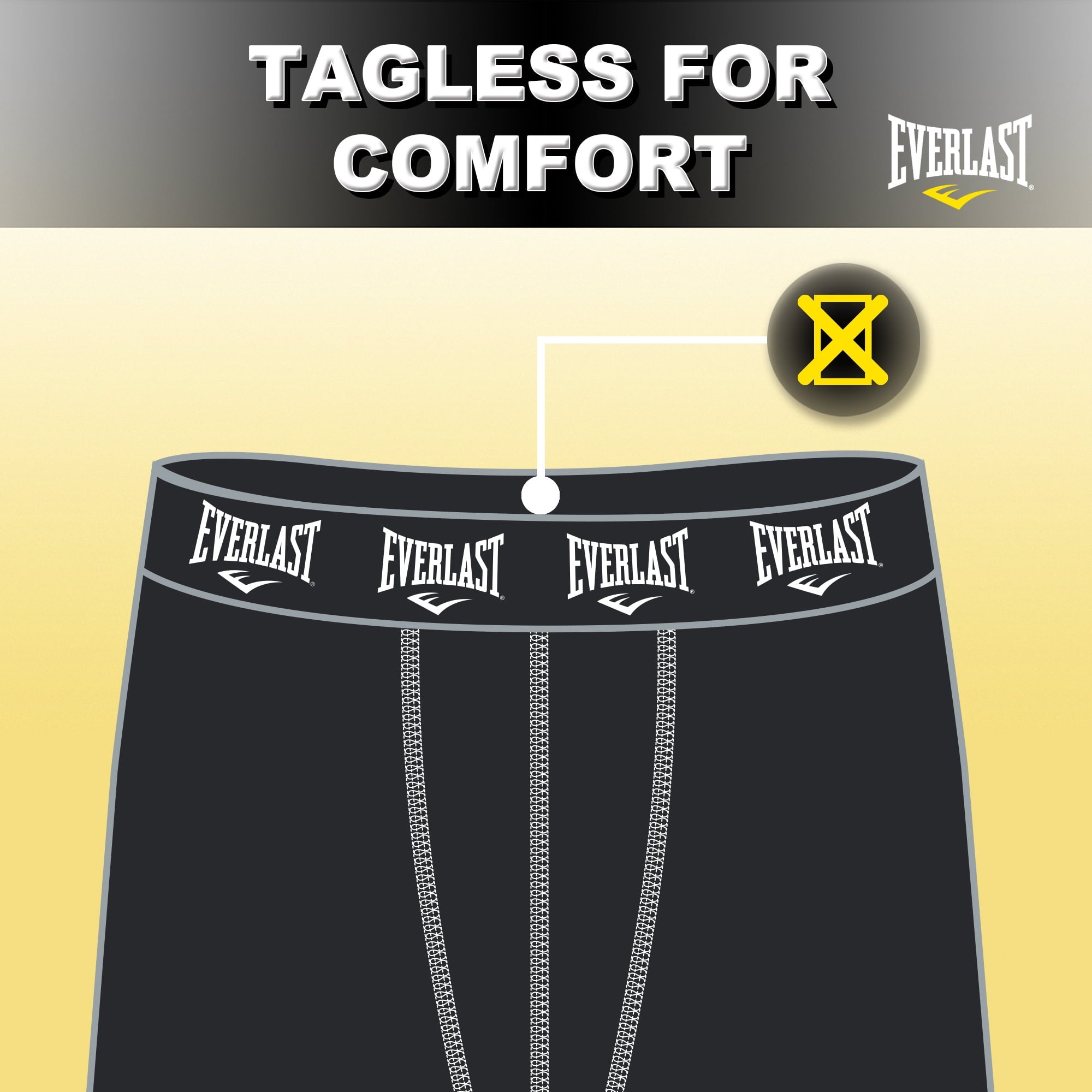 Everlast Men’s Trunks Breathable Cotton Underwear Boxers for Men, Red/Lhg/Royal Medium 6-Pack
