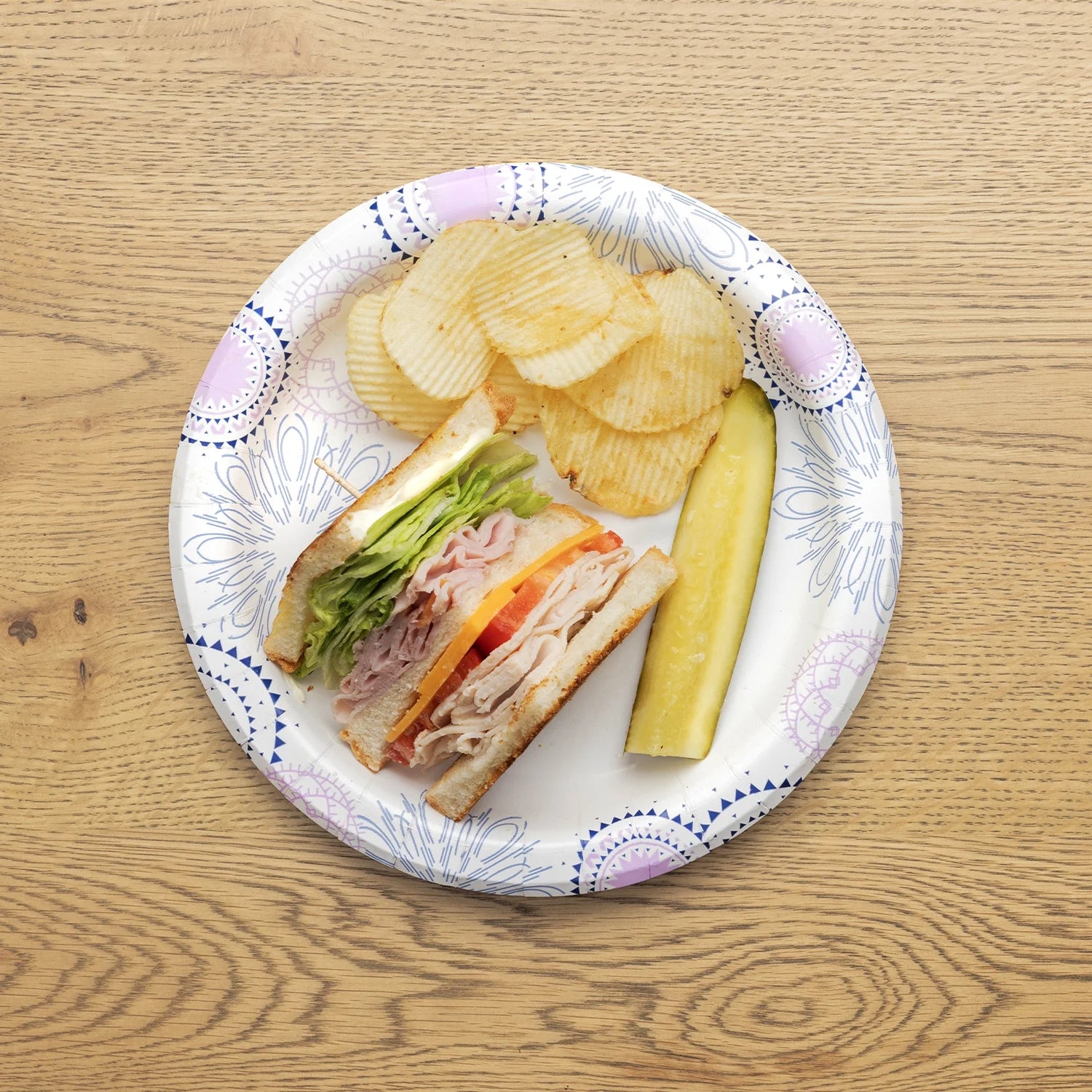 Great Value 8.5-Inch Disposable Paper Plates, 300 Count, Soak-Proof and Microwave-Safe