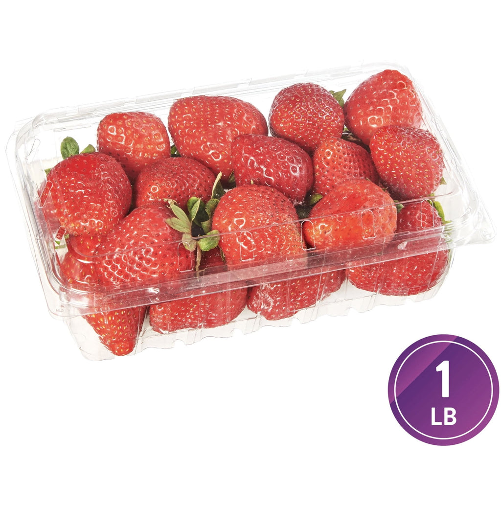 Fresh Hydroponic Grown Strawberries, 1 lb Container