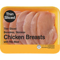 Freshness Guaranteed Thin-Sliced Boneless Skinless Chicken Breasts, 0.85 - 3.5 lb Tray