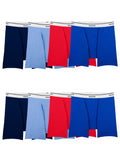 Fruit of the Loom Men's Active Cotton Blend Boxer Briefs, 8-Pack, Sizes S-XL