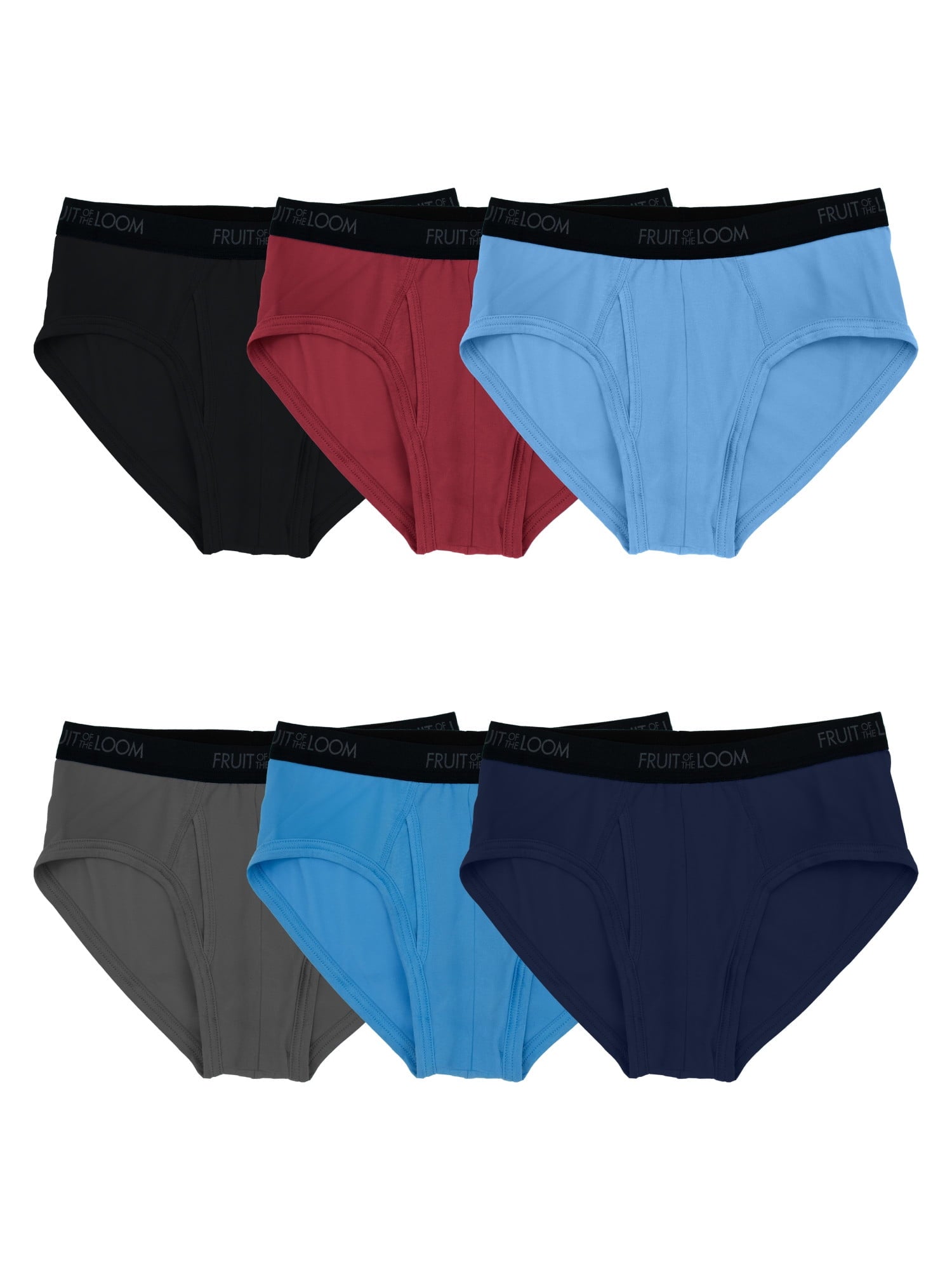 Fruit of the Loom Men's Cotton Stretch Briefs, 6-Pack
